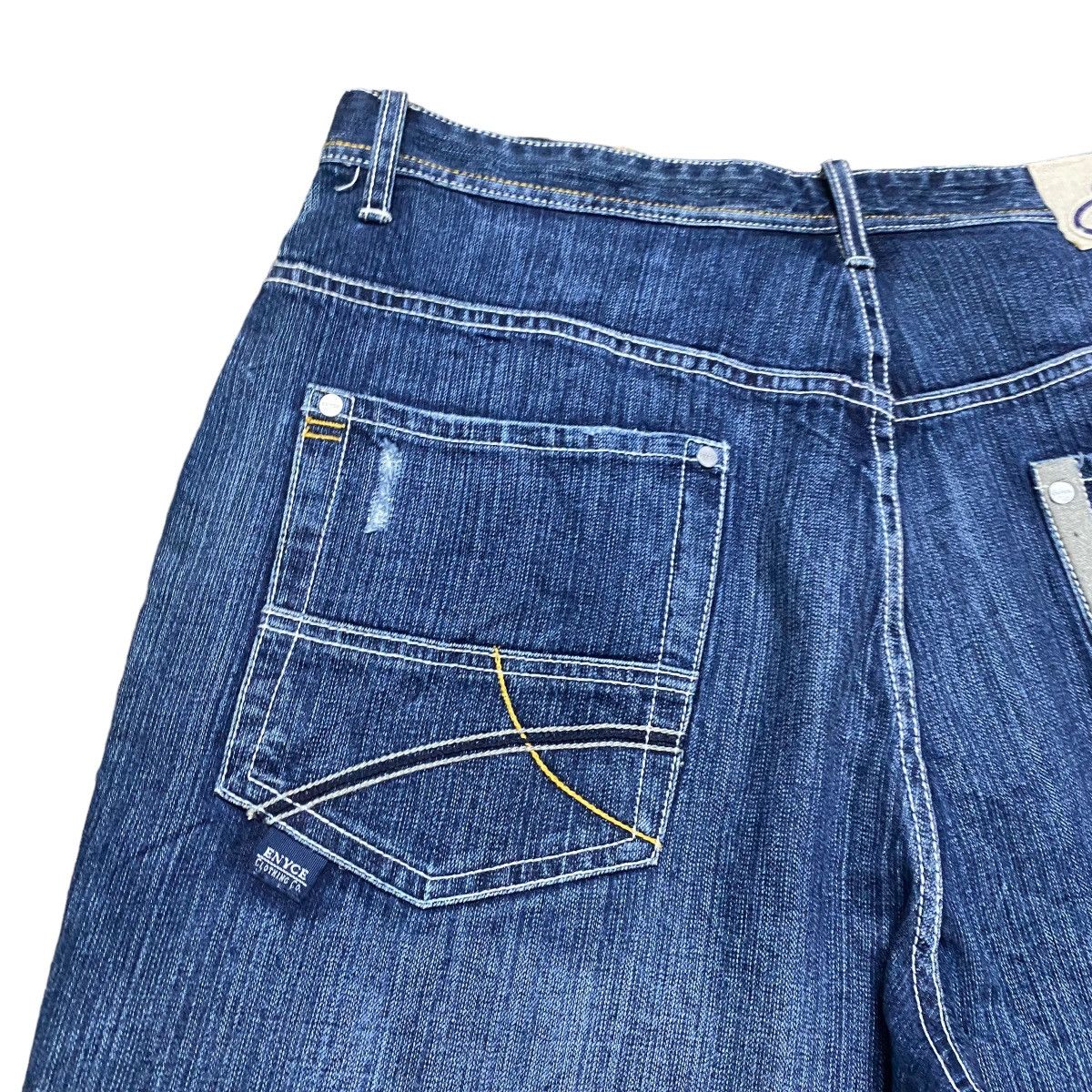 Enyce Vintage Enyce Denim Patchwork Baggy Pants Size US 36 / EU 52 - 12 Thumbnail