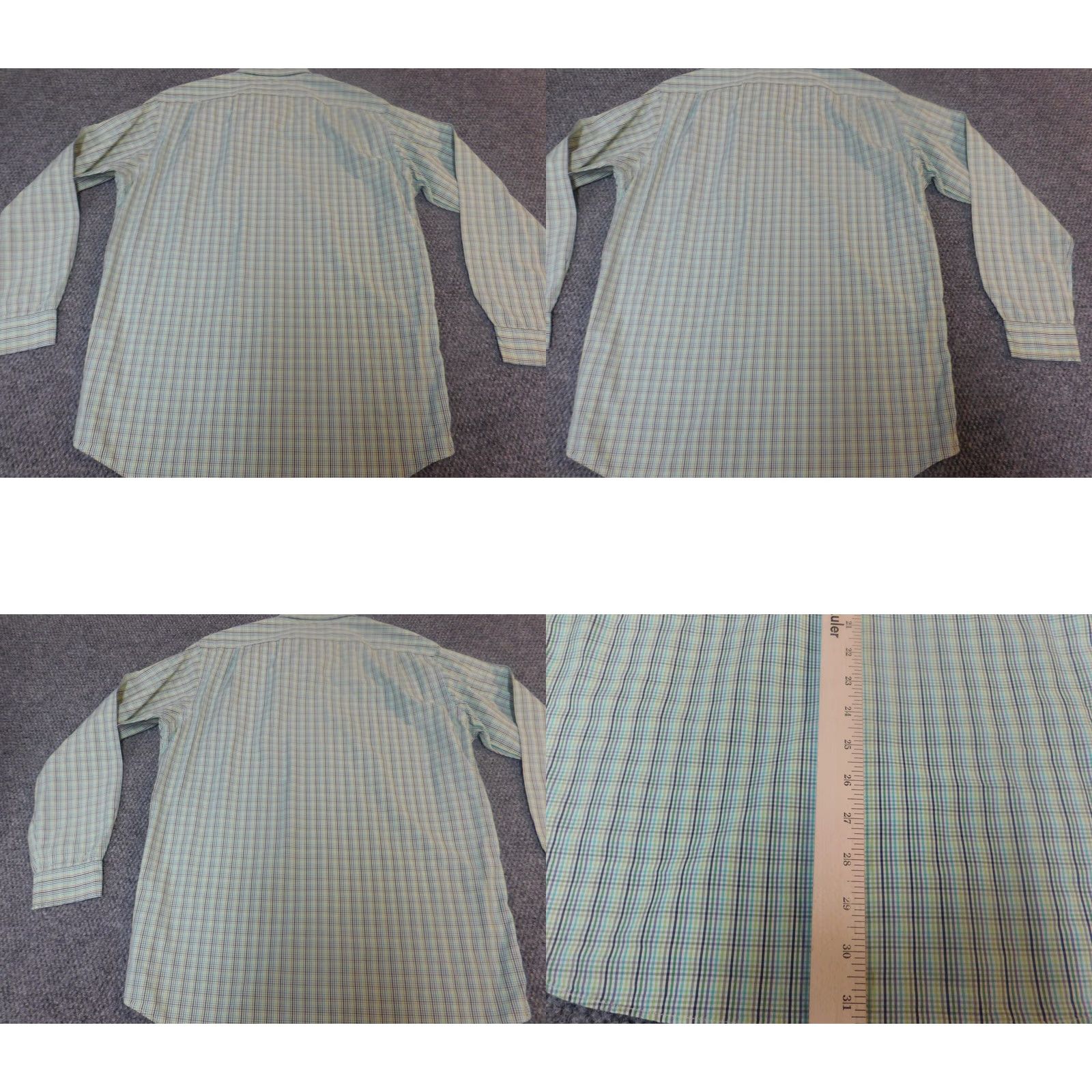 Cremieux Daniel Cremieux Mens shirt Medium Green Plaid button down Regular Sleeve Long Sleeve Collar Shirt Mens boys? Size US M / EU 48-50 / 2 - 8 Thumbnail