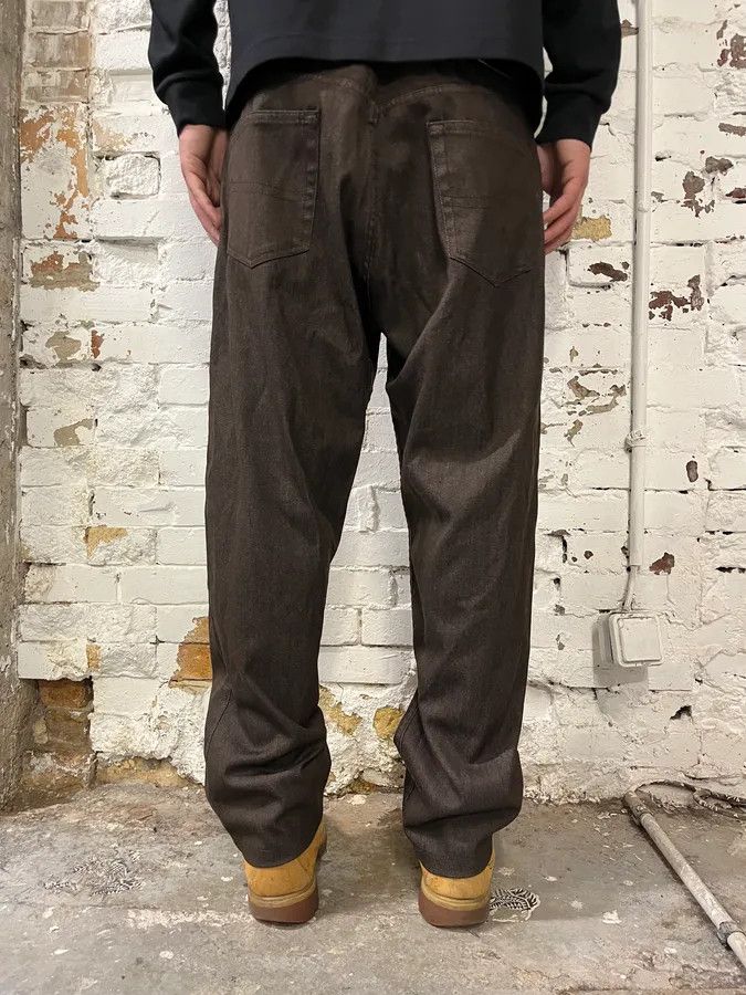 Givenchy 2000s Givenchy Wide Brown Pants Size US 32 / EU 48 - 4 Thumbnail