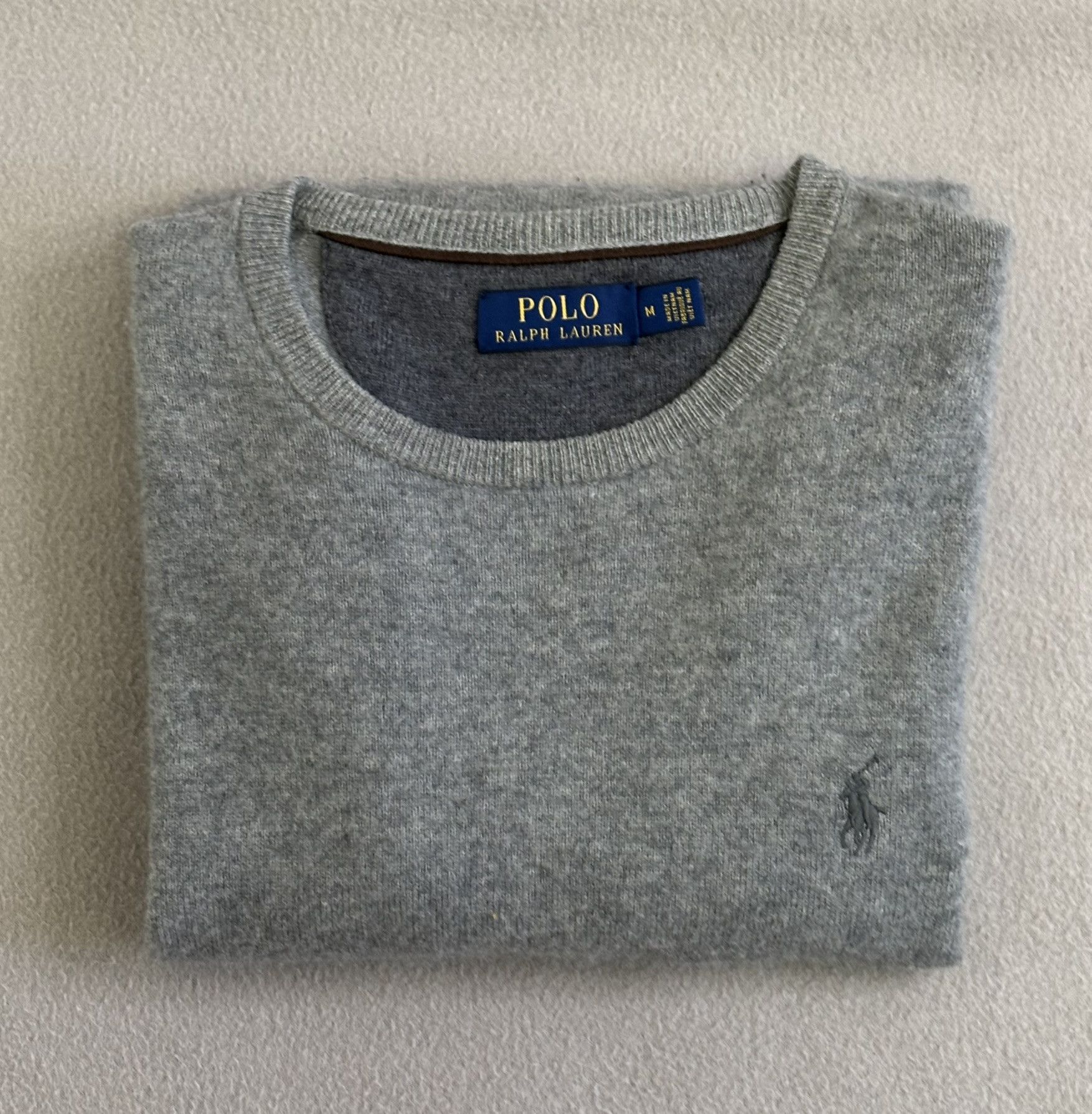 Polo Ralph Lauren Polo Ralph Lauren 100% Wool Gray Sweater Medium Size US M / EU 48-50 / 2 - 20 Thumbnail