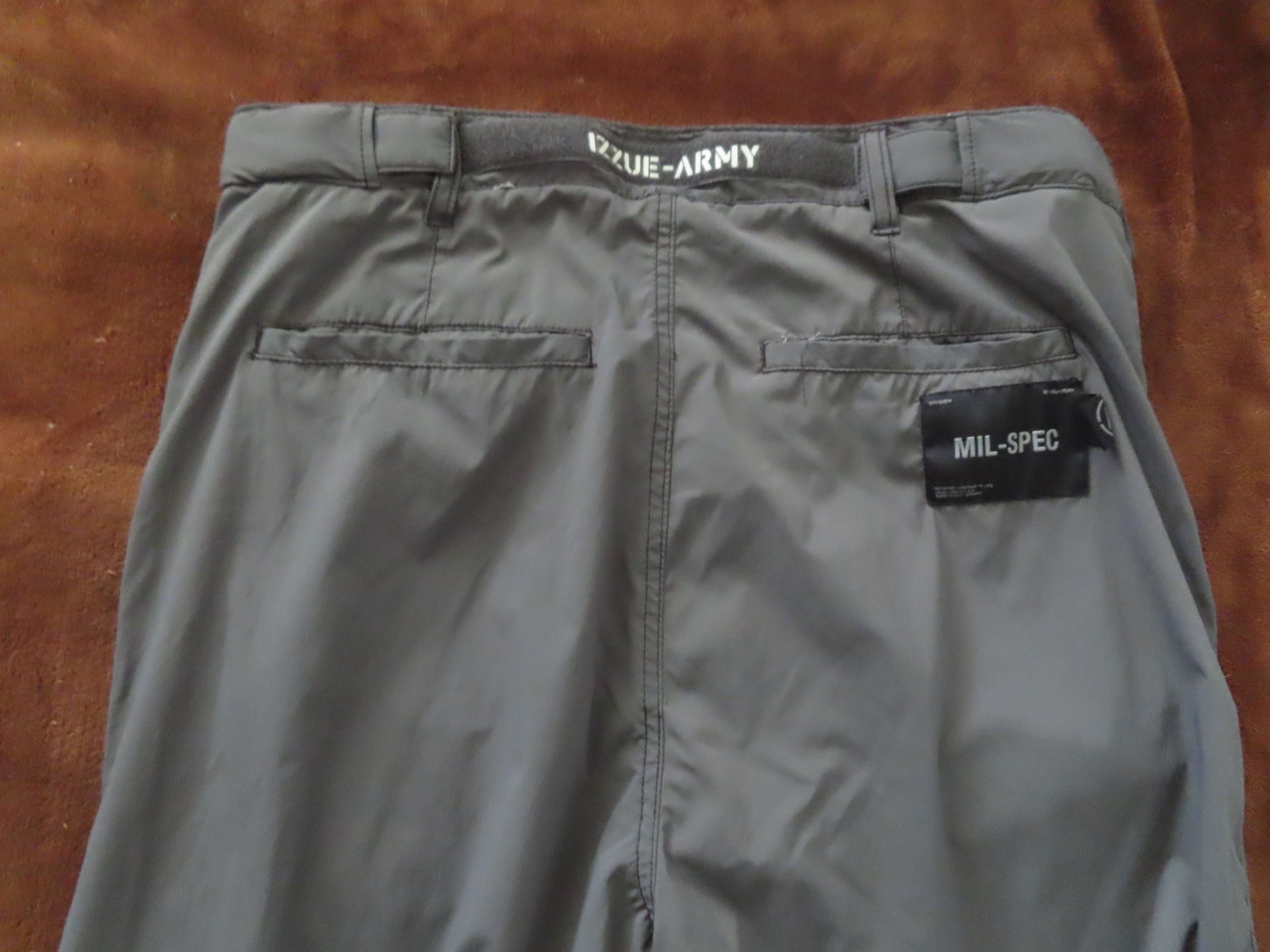 Designer × izzue ARMY IZZUE 1z IZ X04 Cargo grey Pants joggers Size US 34 / EU 50 - 4 Thumbnail