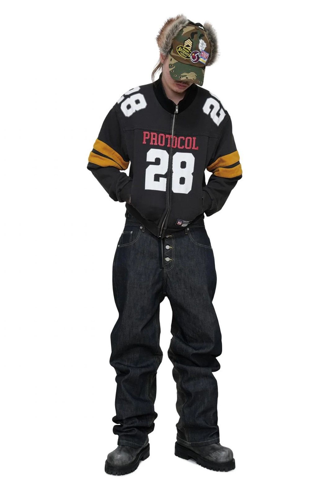 PROJECT G/R Protocol Index FOOTBALL JERSEY TRACK JACKET GR size 2 Size US M / EU 48-50 / 2 - 3 Thumbnail