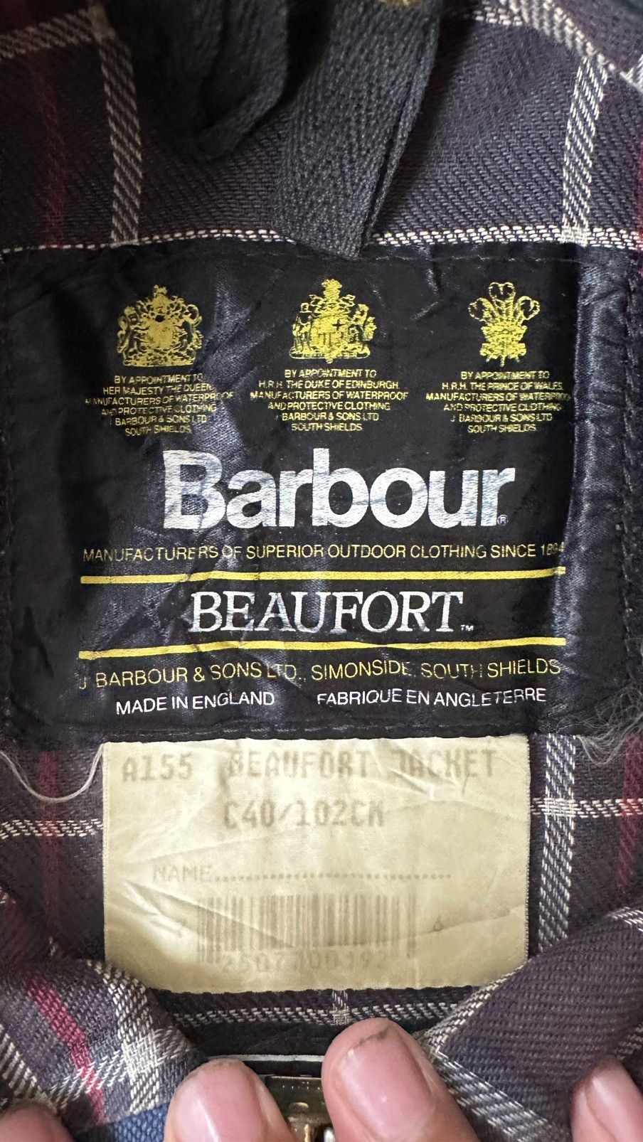 Barbour VINTAGE BARBOUR BEAUFORT WAX JACKET Size US L / EU 52-54 / 3 - 10 Thumbnail