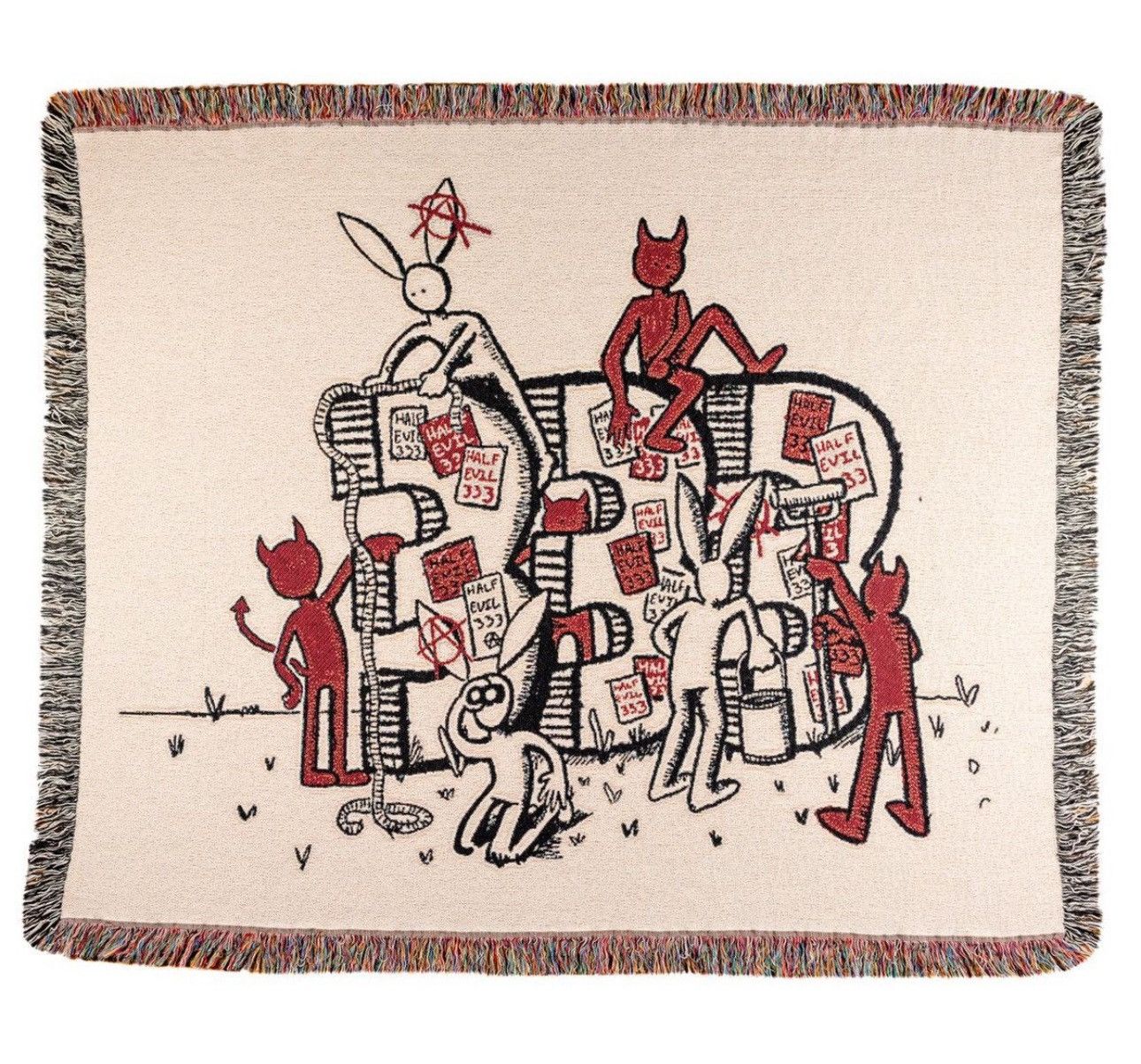 image of Half Evil x Kodone Woven Blanket, Men's