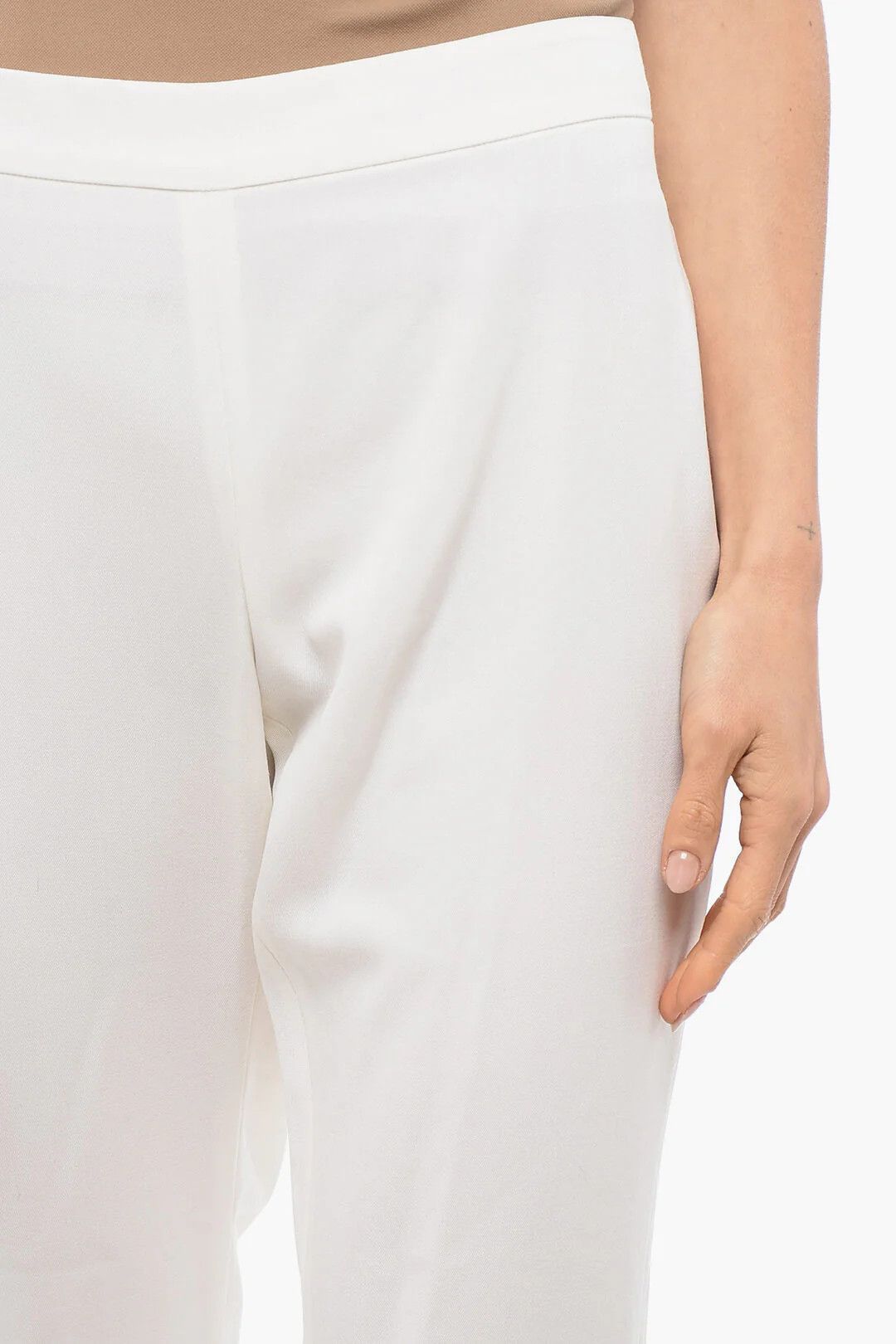 Balmain og1mm0326 Bootcut Skinny-Fit Pant in White Size 30" / US 8 / IT 44 - 3 Thumbnail