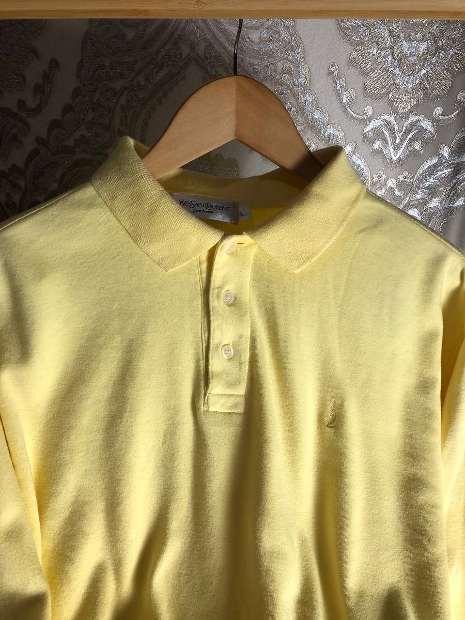 Saint Laurent Paris Vintage Yves Saint Laurent Polo Long Sleeve Retro Y2K 90s Size US L / EU 52-54 / 3 - 4 Thumbnail
