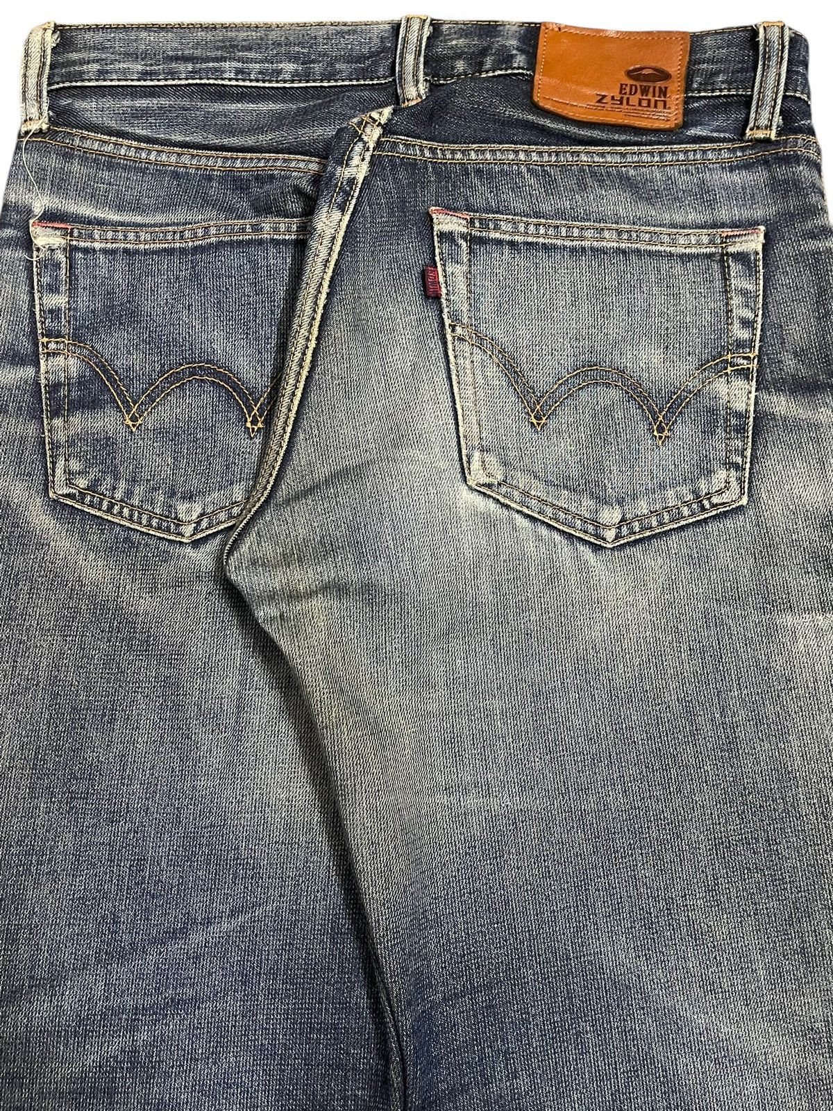 Edwin Vintage Edwin Mud Wash Distress Loose Style Jeans Size US 31 - 6 Thumbnail