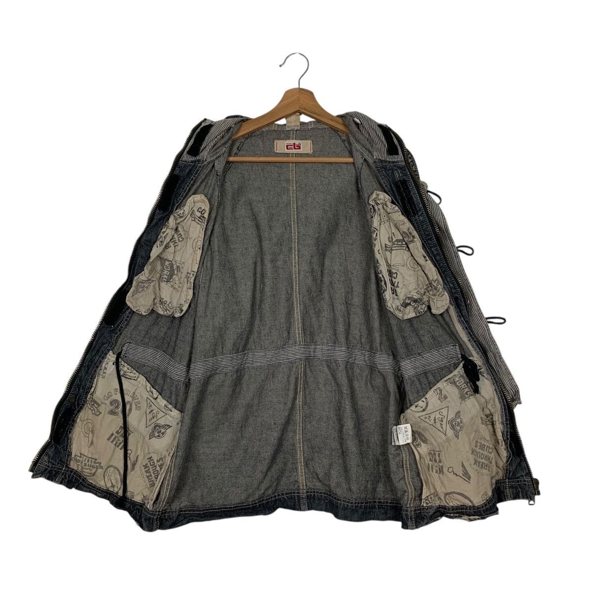 Japanese Brand Japanese Brand Cube Sugar Hooded Denim Parka Size US M / EU 48-50 / 2 - 12 Thumbnail