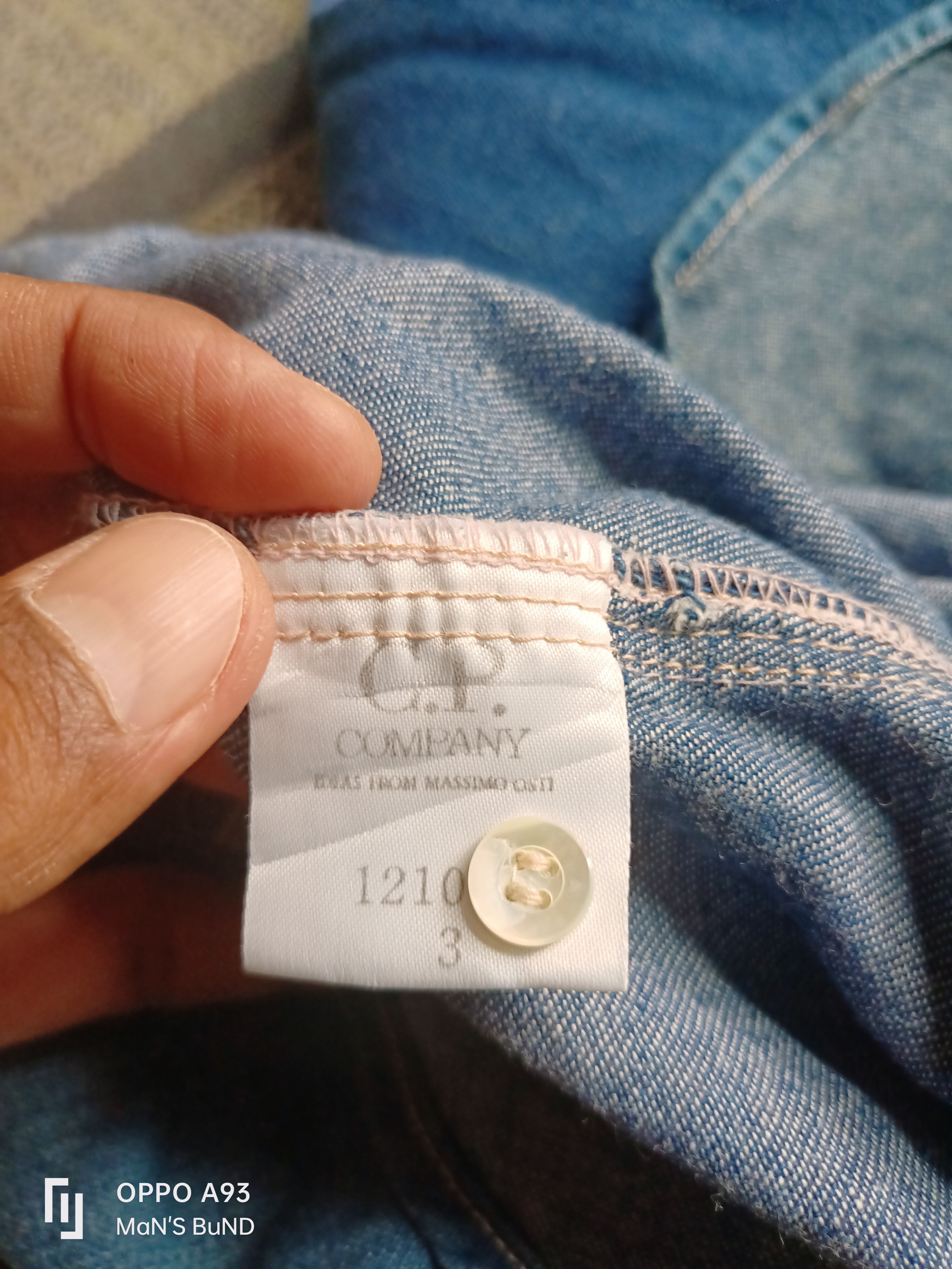 C.P. Company Distressed C.P COMPANY Denime Shirt Size US L / EU 52-54 / 3 - 7 Thumbnail