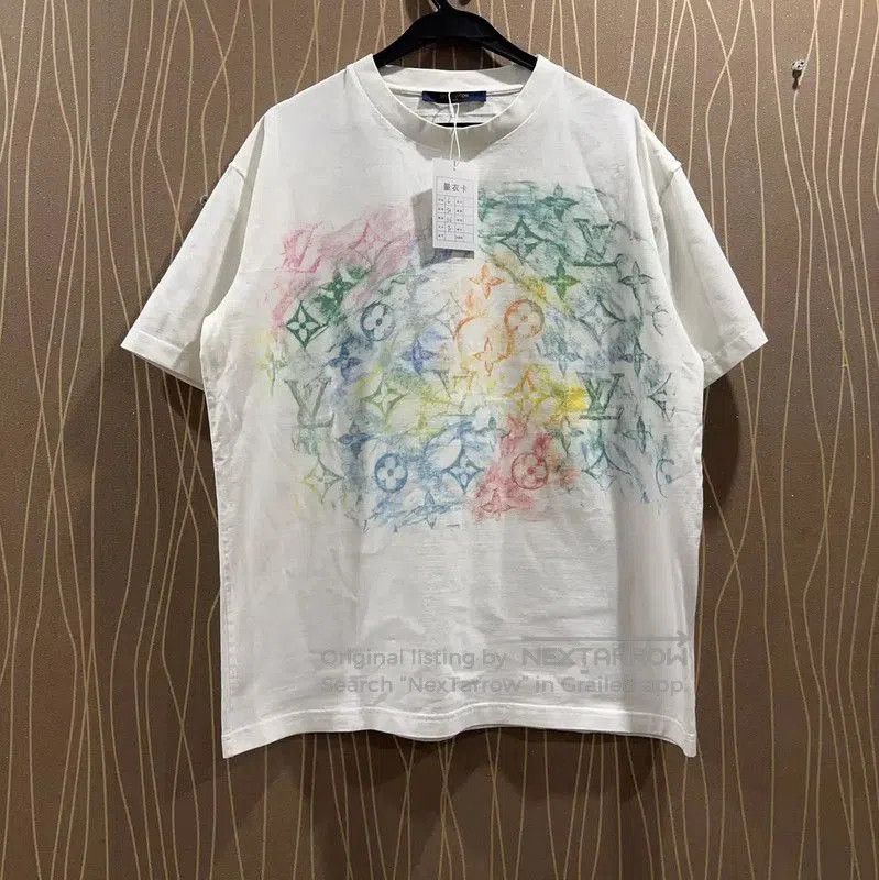 Louis Vuitton Louis Vuitton Men's Large White Cotton T-Shirt . Size US L / EU 52-54 / 3 - 1 Thumbnail