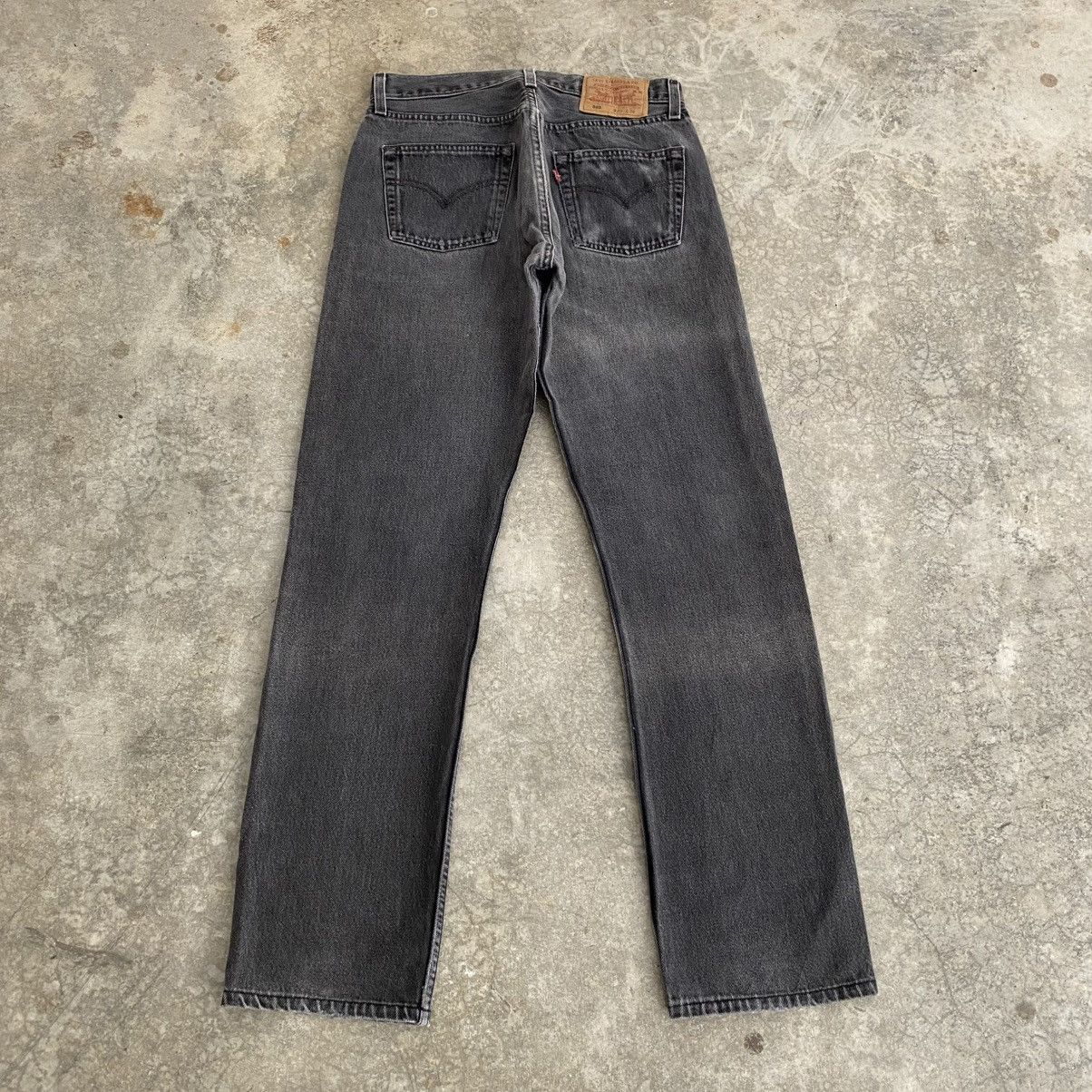 Levi's Vintage Late 90’s Levis 501 Faded Black Denim Jeans Size US 29 - 9 Thumbnail