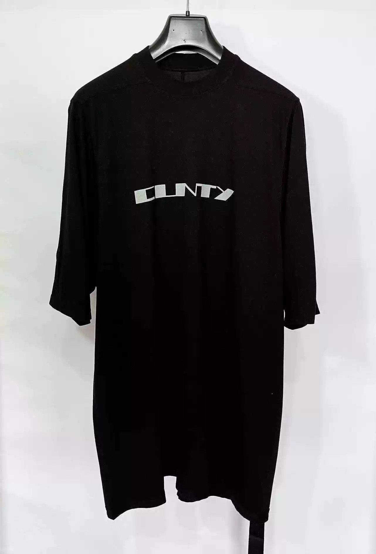 Rick Owens Rick Owens Drkshdw short sleeves with black and white lette Size US S / EU 44-46 / 1 - 1 Thumbnail