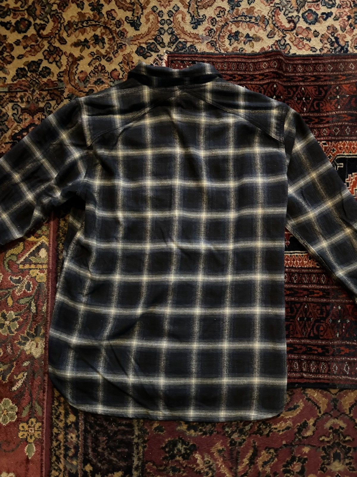 3sixteen 3sixteen shadow plaid cotton button down USA Size US XL / EU 56 / 4 - 5 Thumbnail