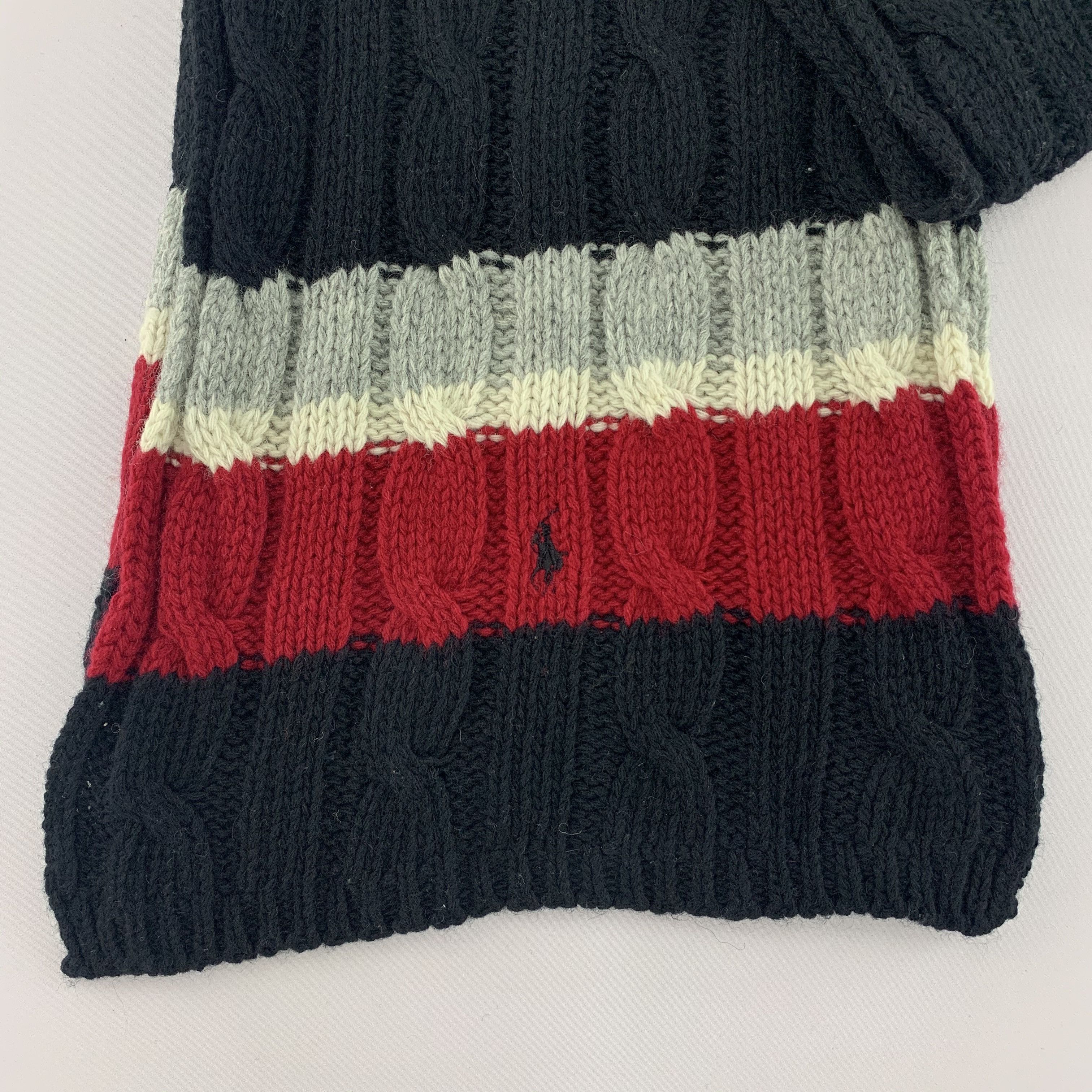 Polo Ralph Lauren Polo Ralph Lauren Scarf Wool Muffler Neck Wrap BL4385 Size ONE SIZE - 3 Thumbnail