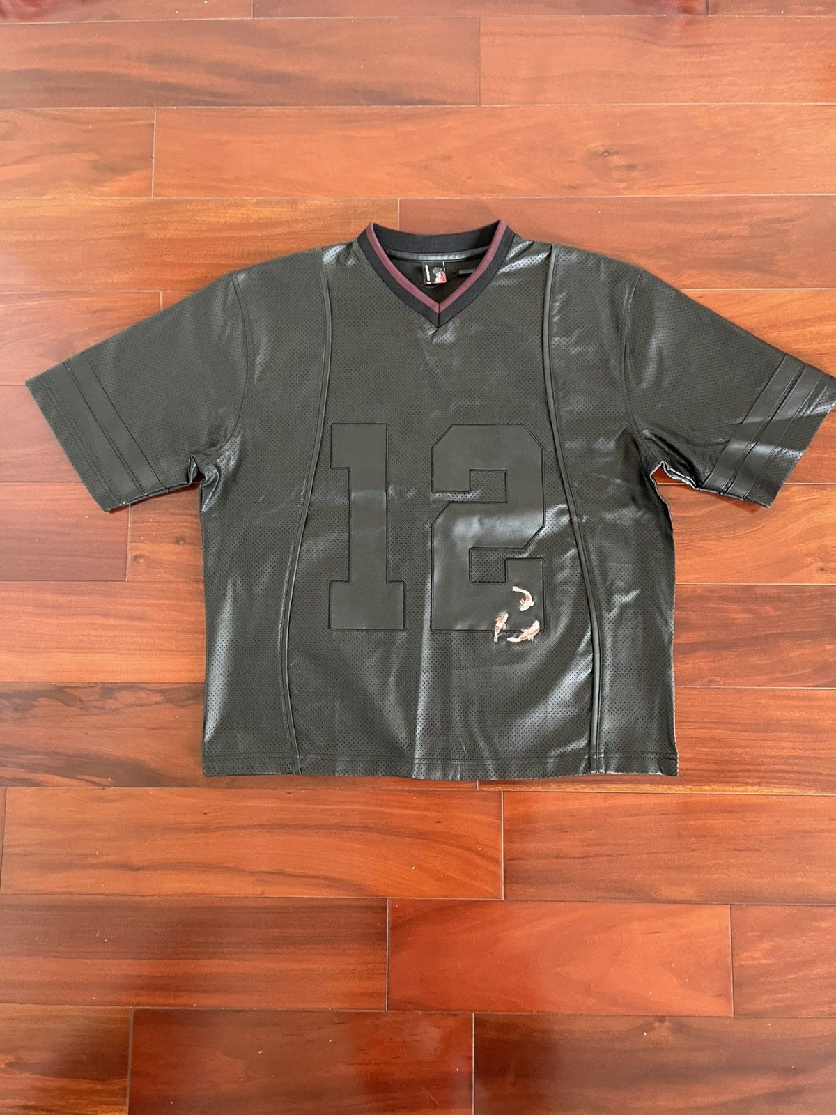 Derschutze Derschutze “koi fish v2" leather jersey Size US S / EU 44-46 / 1 - 2 Thumbnail