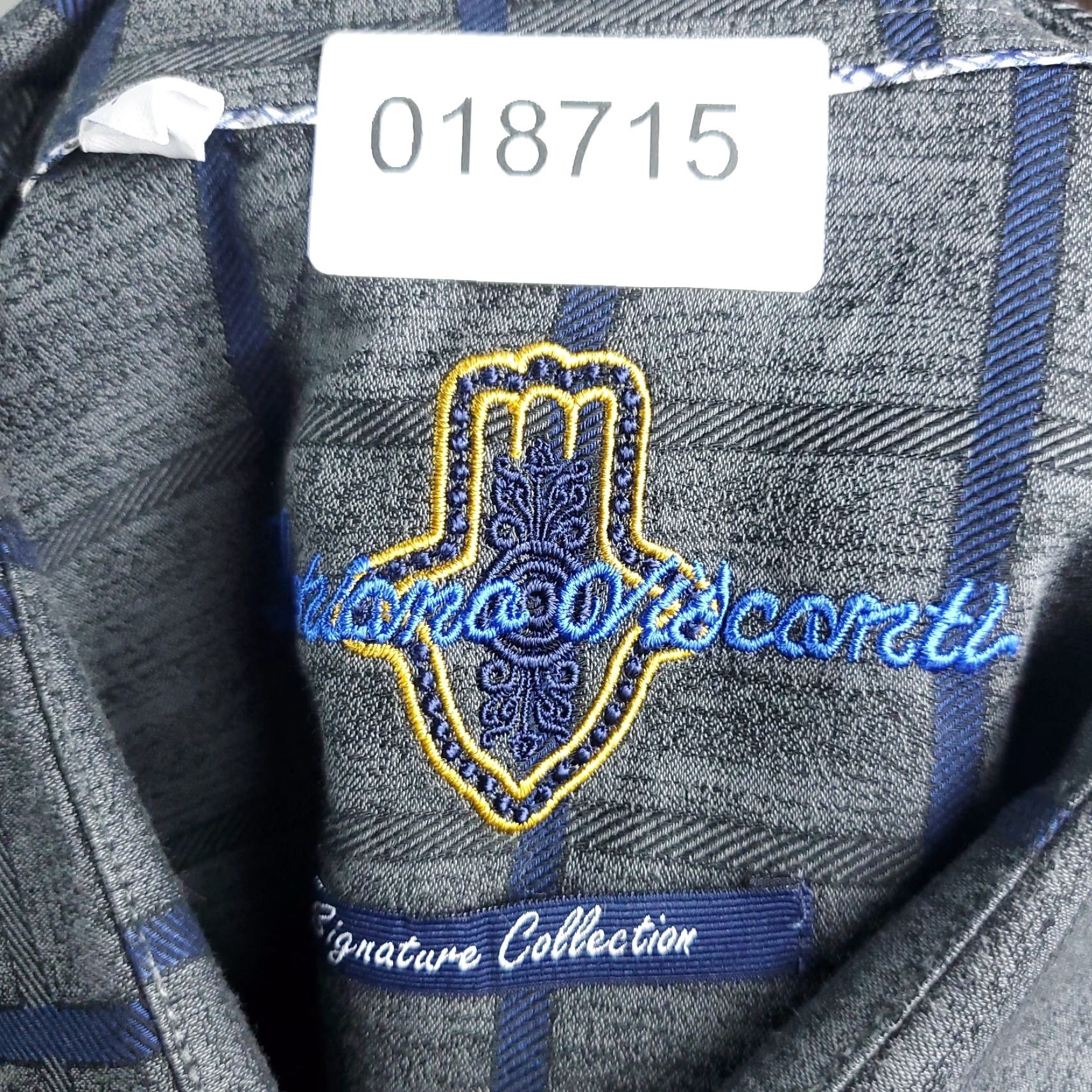 Luchiano Visconti Luchiano Visconti Shirt Mens 3XL Gray Check Casual Button-Up Long Sleeve Size US XXL / EU 58 / 5 - 8 Thumbnail