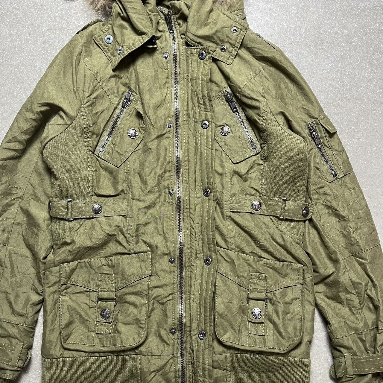 If Six Was Nine × Japanese Brand × Le Grande Bleu (L.G.B.) Japanese Brand Military Style Jacket fur Hoodie Size US M / EU 48-50 / 2 - 13 Thumbnail