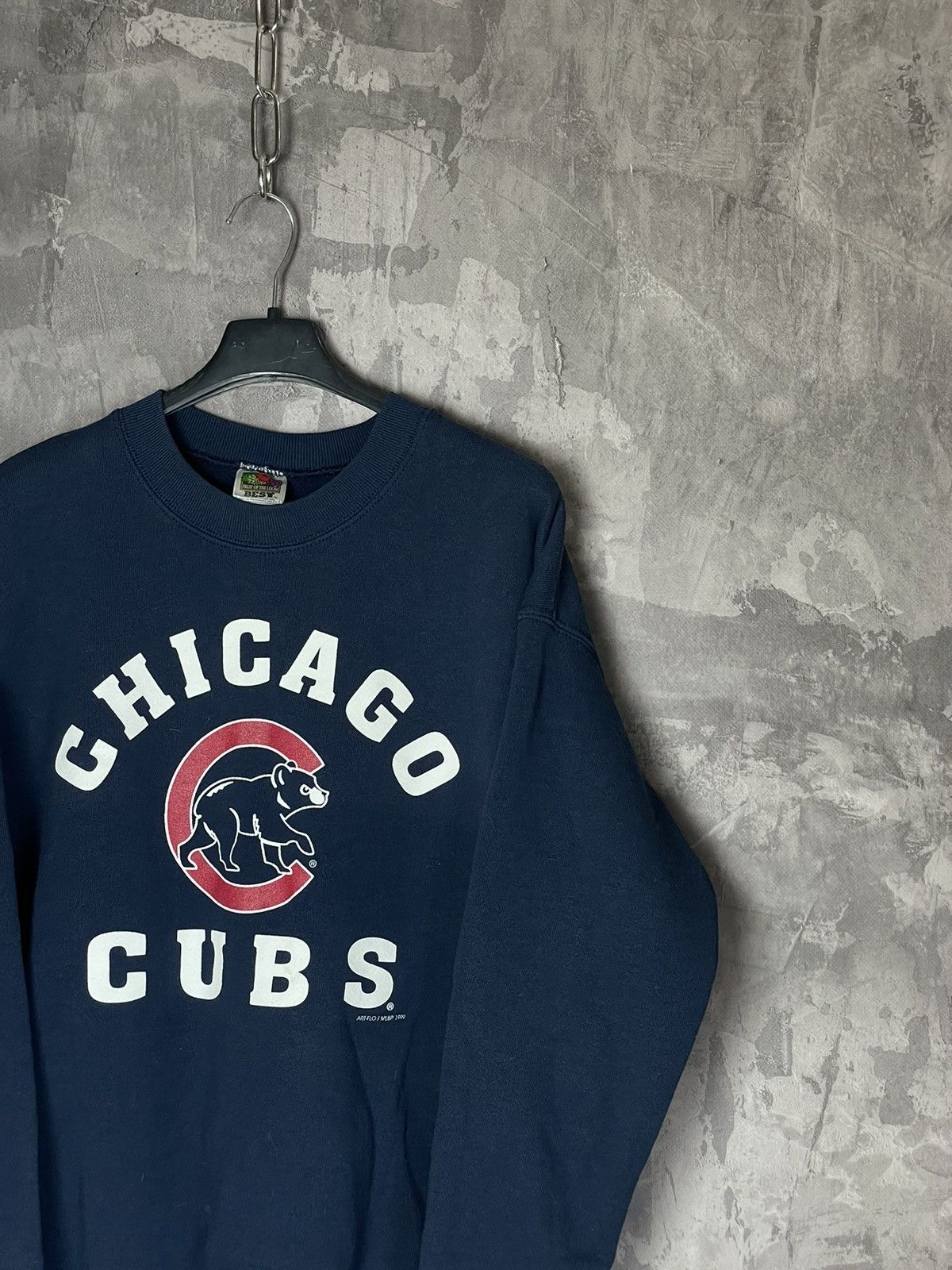 MLB × Vintage Vintage Chicago Cubs Crewneck Sweatshirt 1999 90s Y2K Oneita Size US M / EU 48-50 / 2 - 3 Thumbnail
