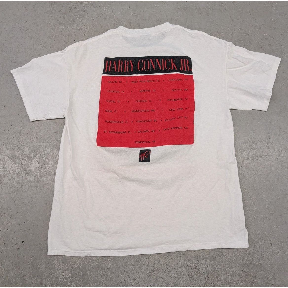 Brockum × Vintage Vintage 1990 Harry Connick Jr tour t-shirt Size US XL / EU 56 / 4 - 4 Thumbnail