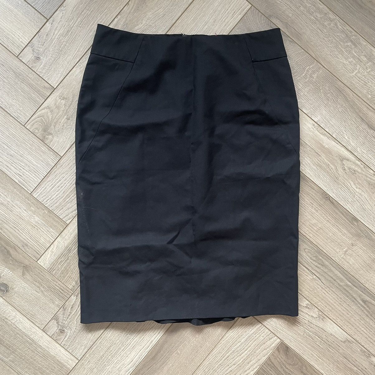 Max Mara MaxMara Studio Black Midi Skirt Size 28" / US 6 / IT 42 - 3 Thumbnail