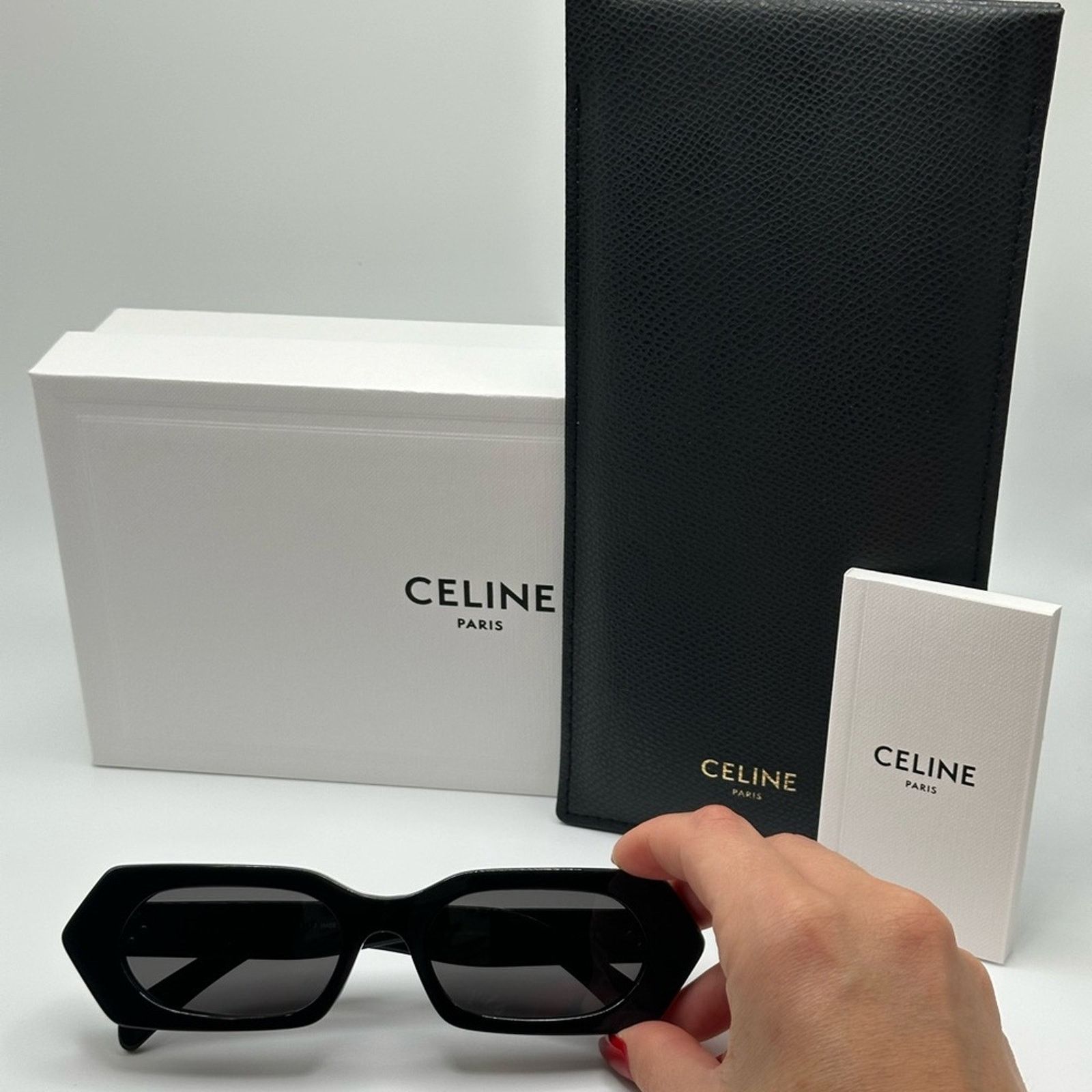 Celine CELINE Sunglasses CL40243I 5101A Black Dark Grey Women NEW Size ONE SIZE - 10 Thumbnail