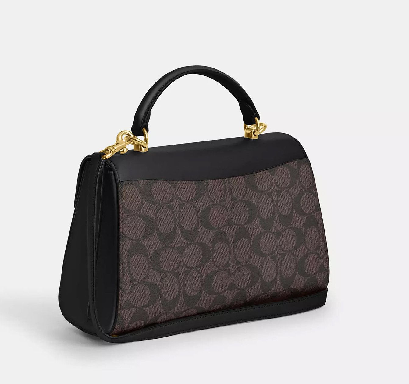 Coach Eliza Top Handle Bag In Signature Canvas CW012 Size ONE SIZE - 10 Thumbnail