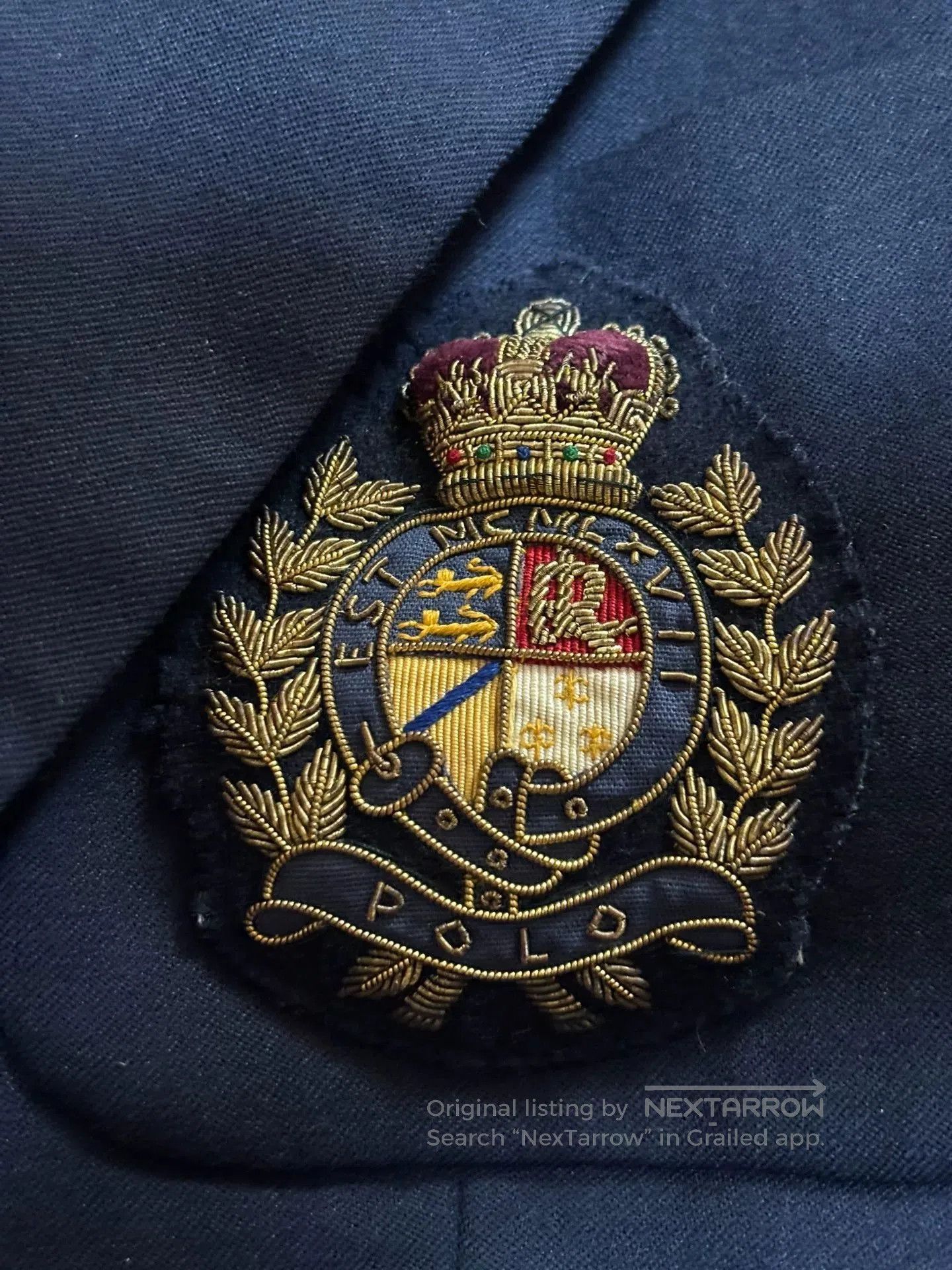 Polo Ralph Lauren Ralph Lauren Navy Crown Badge Blazer. Size M / US 6-8 / IT 42-44 - 5 Thumbnail