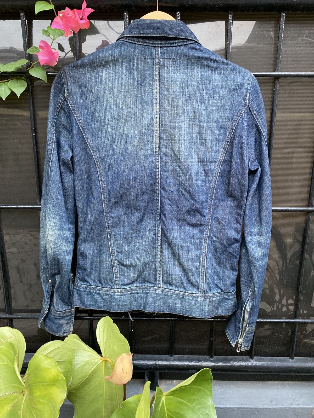Le Grande Bleu (L.G.B.) 2000s Rare Schlussel Japan Denim Jacket Size US M / EU 48-50 / 2 - 10 Thumbnail