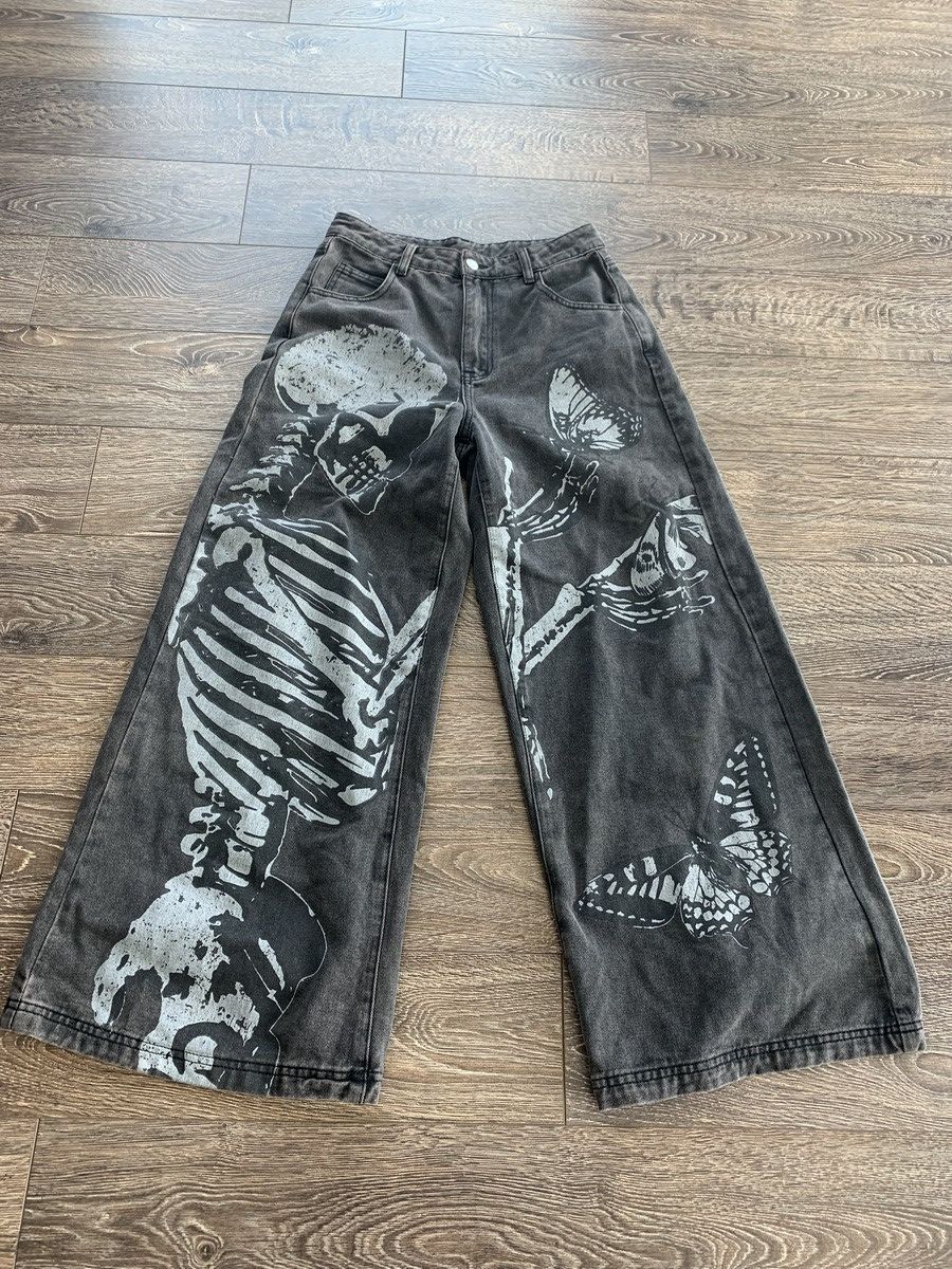 Japanese Brand × Vintage ROMWE baggy pants Size 28" / US 6 / IT 42 - 1 Thumbnail