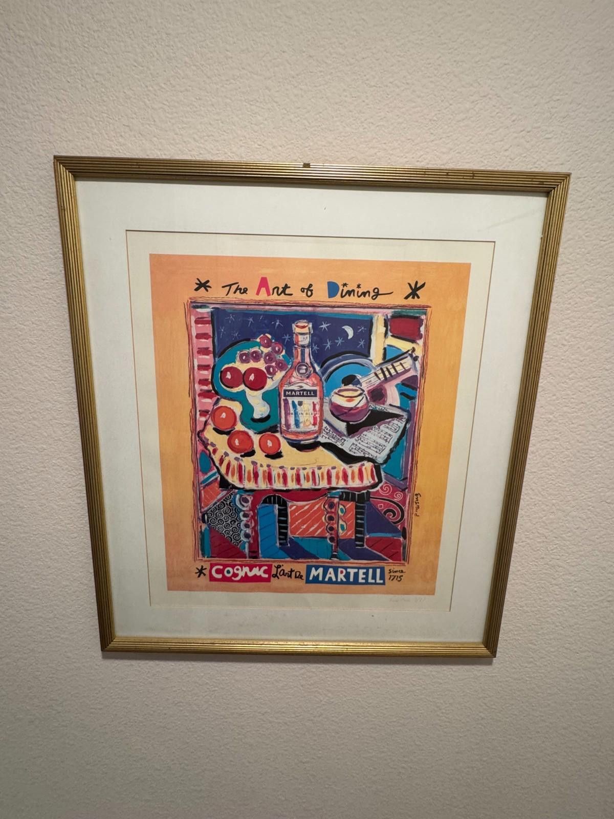Other Vintage Wayne Ensrud Signed Serigraph The Art of Dining Mart Size ONE SIZE - 8 Thumbnail
