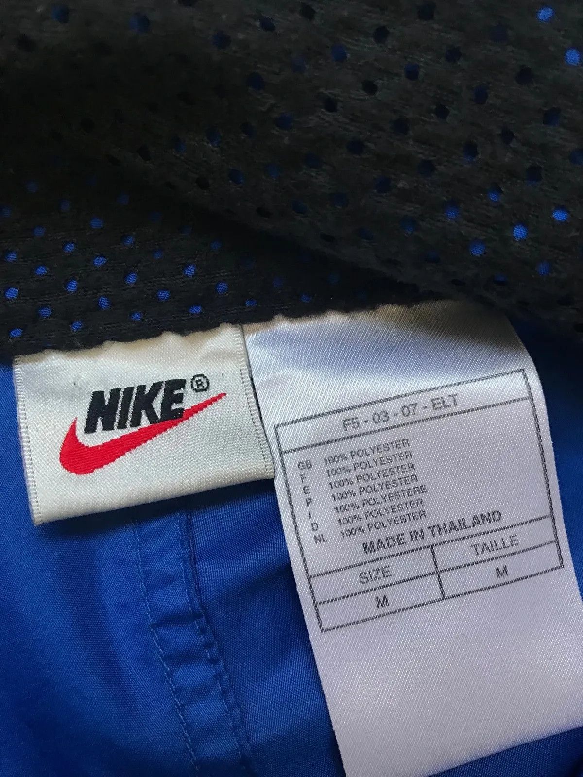 Nike OG Nike Vintage 1995 90s Track Zip Jacket Sz M Side Swoosh Size US M / EU 48-50 / 2 - 17 Thumbnail