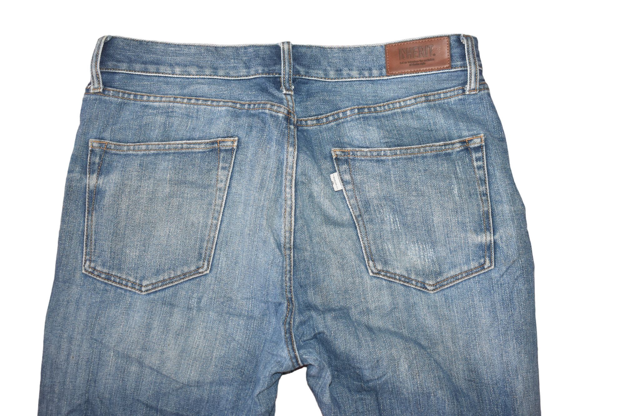 Japanese Brand × Jean Japanese Inherit Distress Slim Denim size 33 Size US 33 - 8 Thumbnail
