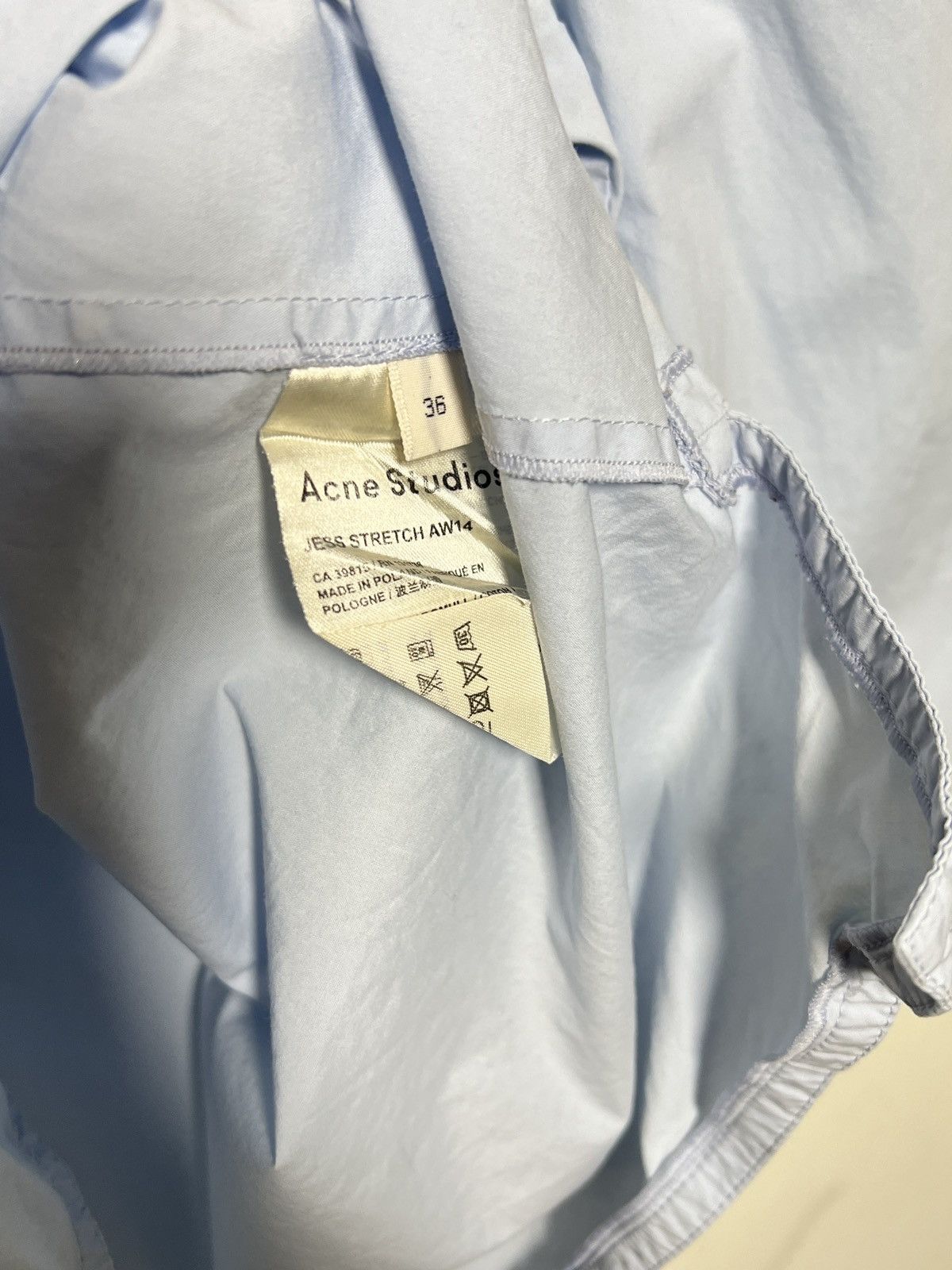 Acne Studios acne y2k vintage zip blue shirt Size M / US 6-8 / IT 42-44 - 8 Thumbnail
