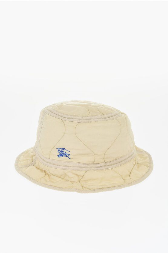 ハット Burberry Quilted Bucket Hat - Burberry - Nylon - Khaki Burberry Quilted Bucket Hat In Khaki | ModeSens