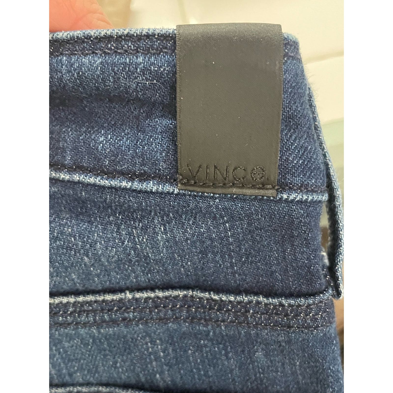 Vince Vince High Rise Skinny Dark Optic Blue Sz 27 Women's Jeans Size 27" / US 4 / IT 40 - 4 Thumbnail
