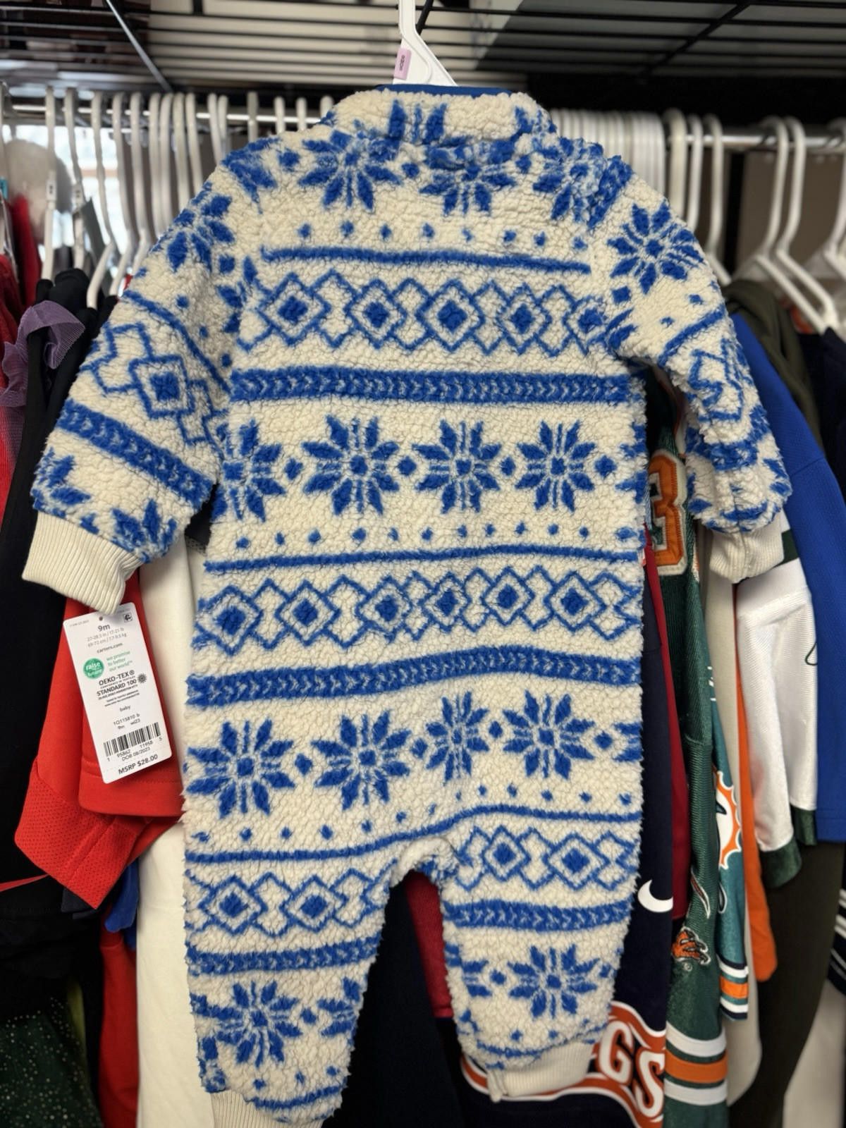 Designer Baby Carter's CHRISTMAS Pajamas Size 12 months Fleece Size ONE SIZE - 4 Thumbnail