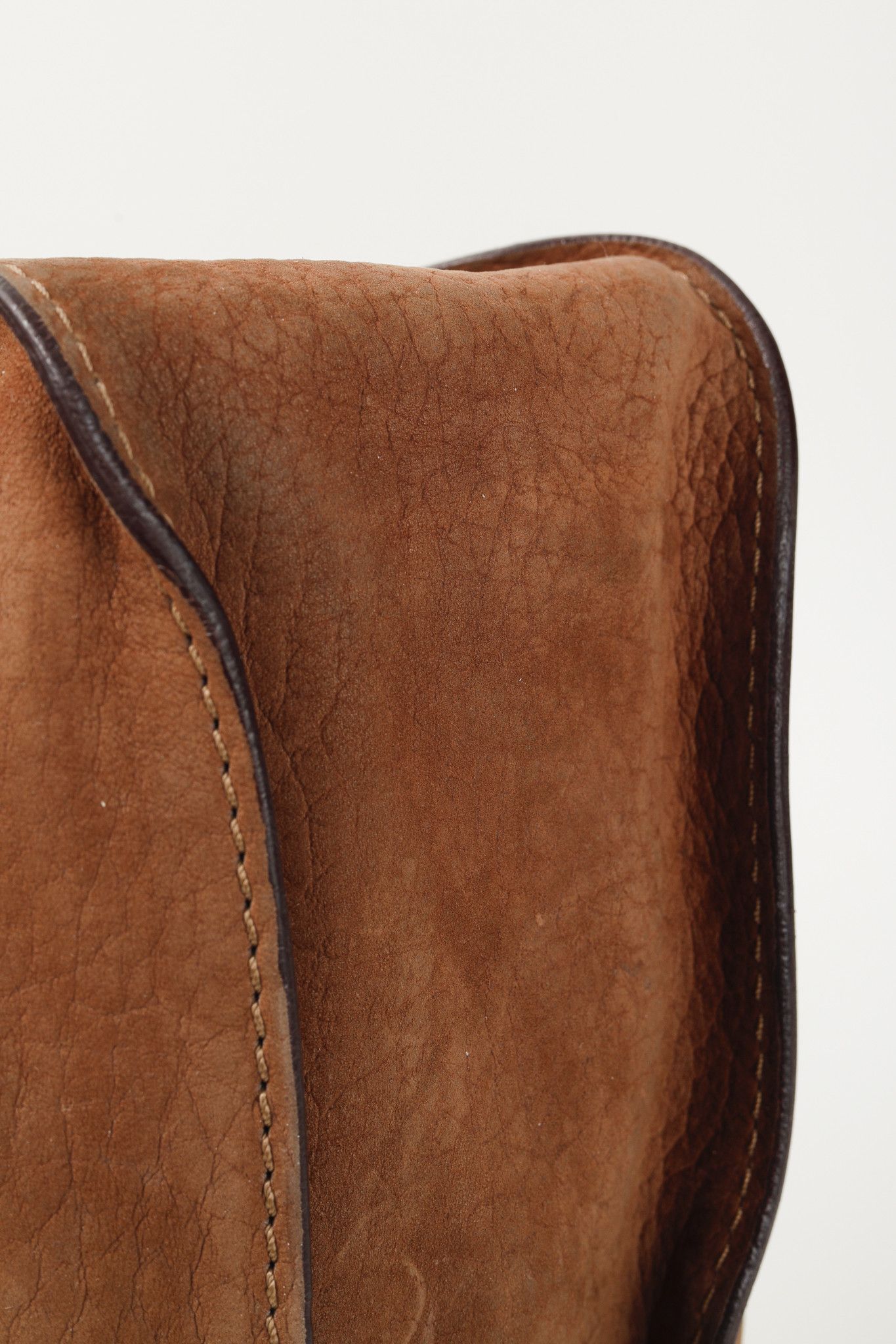 Chloe Chloe Marcie Brown Nubuck-Leather Shoulder Bag Size ONE SIZE - 6 Thumbnail