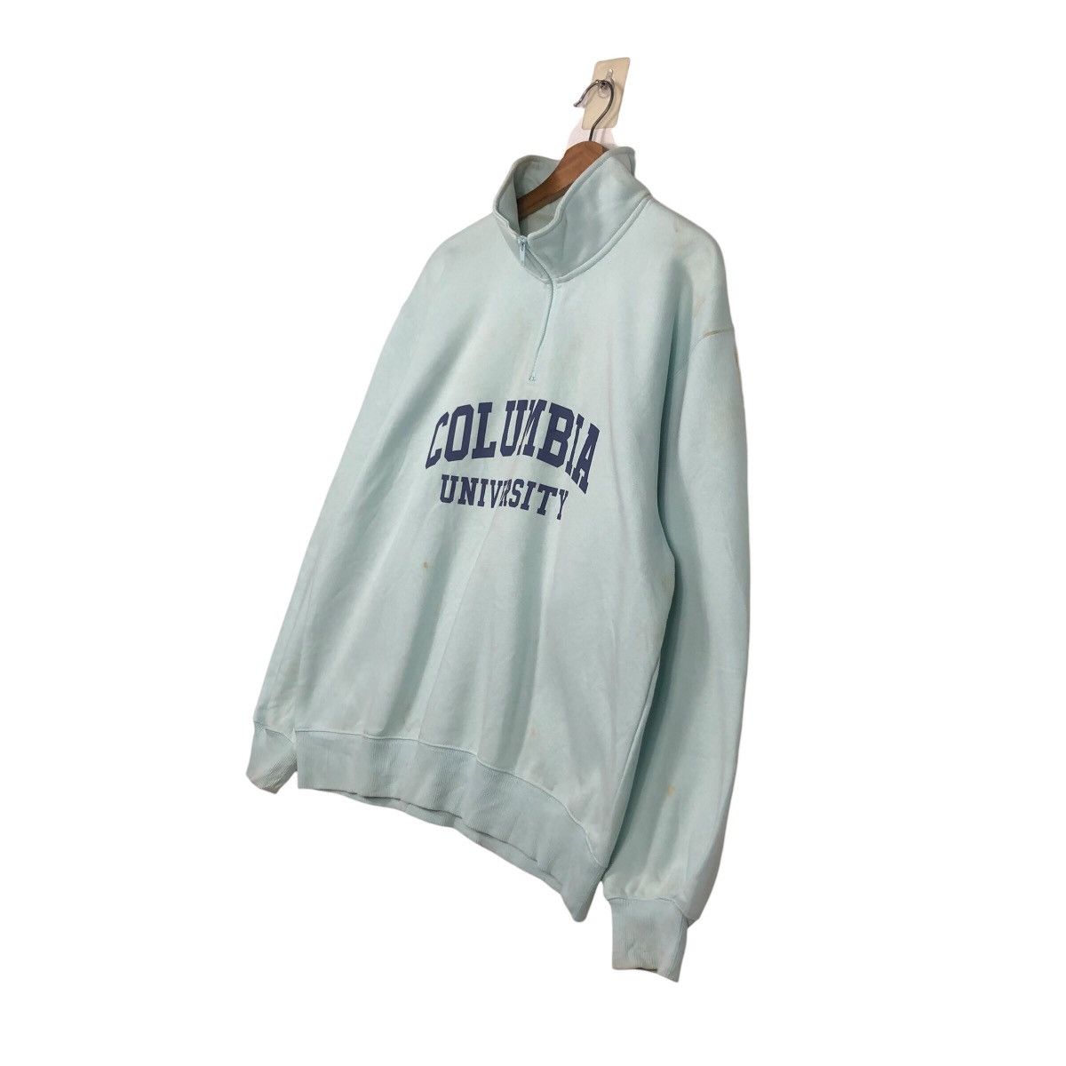 Japanese Brand 📌Vintage Half Zipper Sweater Columbia University X GU Japan Size US L / EU 52-54 / 3 - 3 Thumbnail