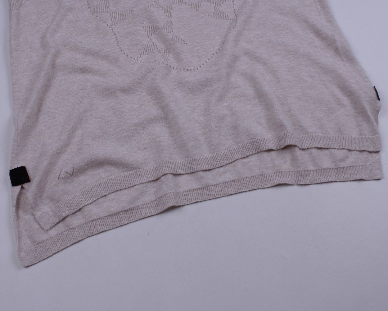 Zadig & Voltaire ZADIG & VOLTAIRE Skull Beige Sleeveless Cap Sleeve Tops Size M / US 6-8 / IT 42-44 - 9 Thumbnail