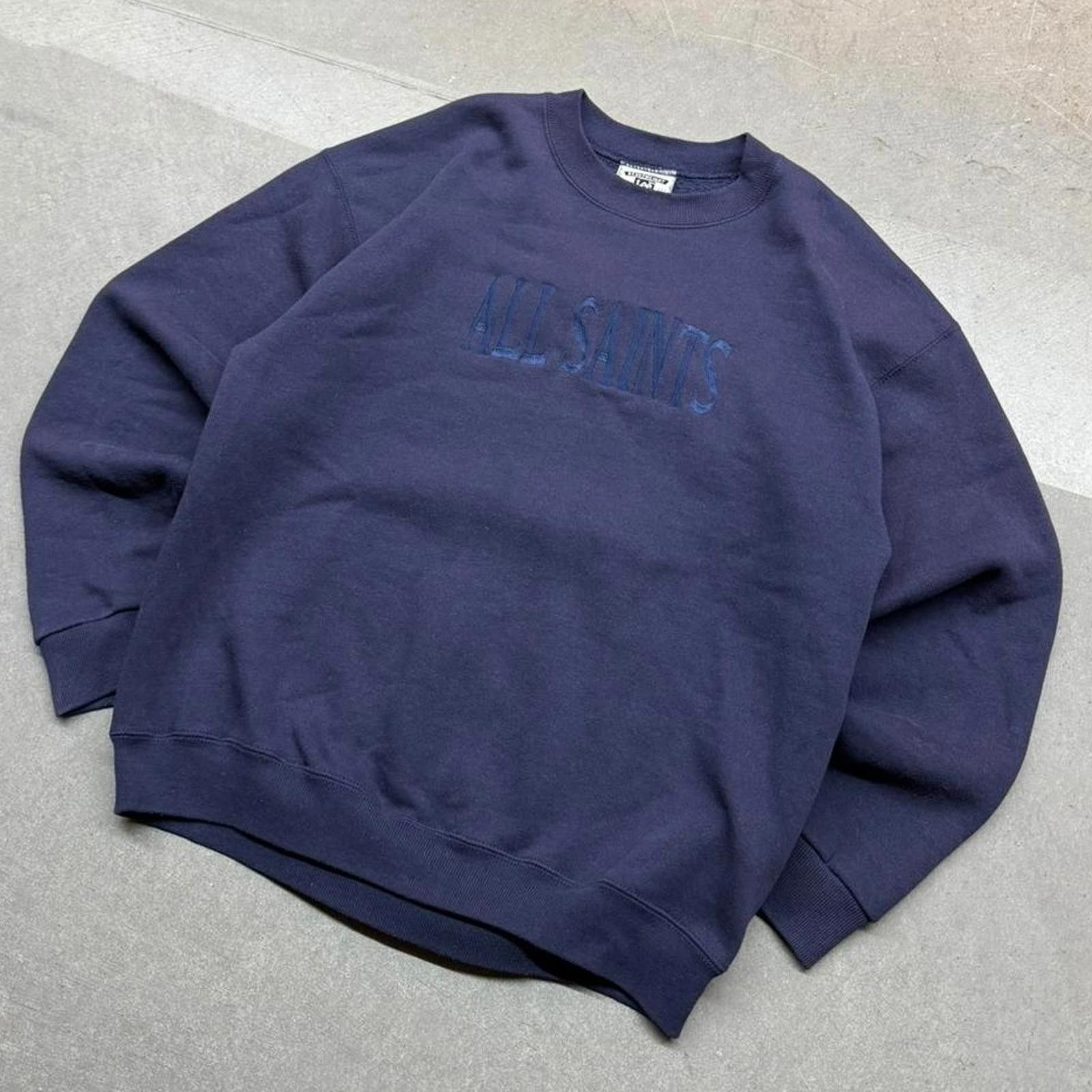Lee Vintage 90s Lee Sport ALL SAINTS Embroidered Crew Sweatshirt Size US XL / EU 56 / 4 - 1 Thumbnail