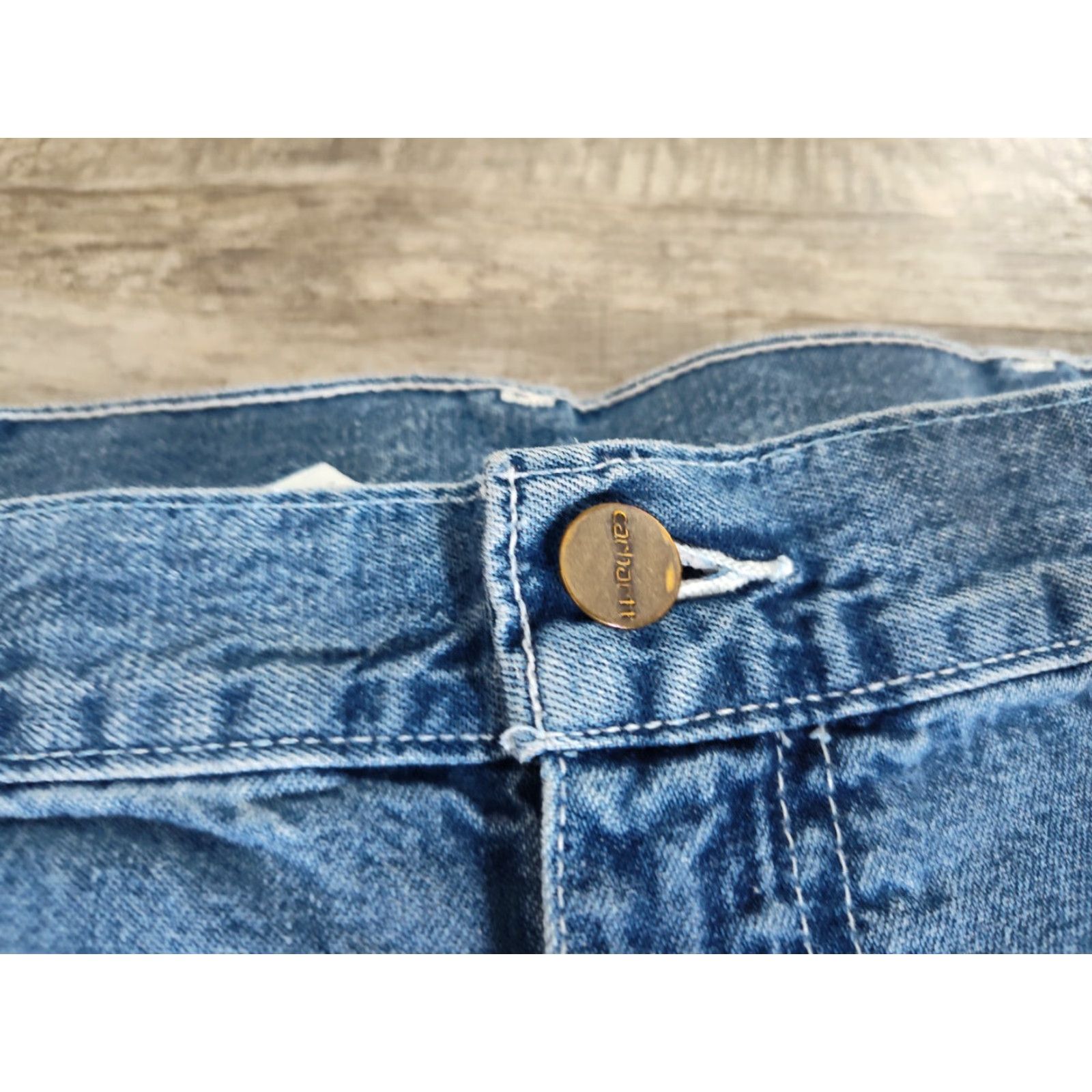 Carhartt VINTAGE Carhartt Jeans Men 36x29 Denim Carpenter Workwear Regular Fit Blue 2000s Size US 36 / EU 52 - 6 Thumbnail