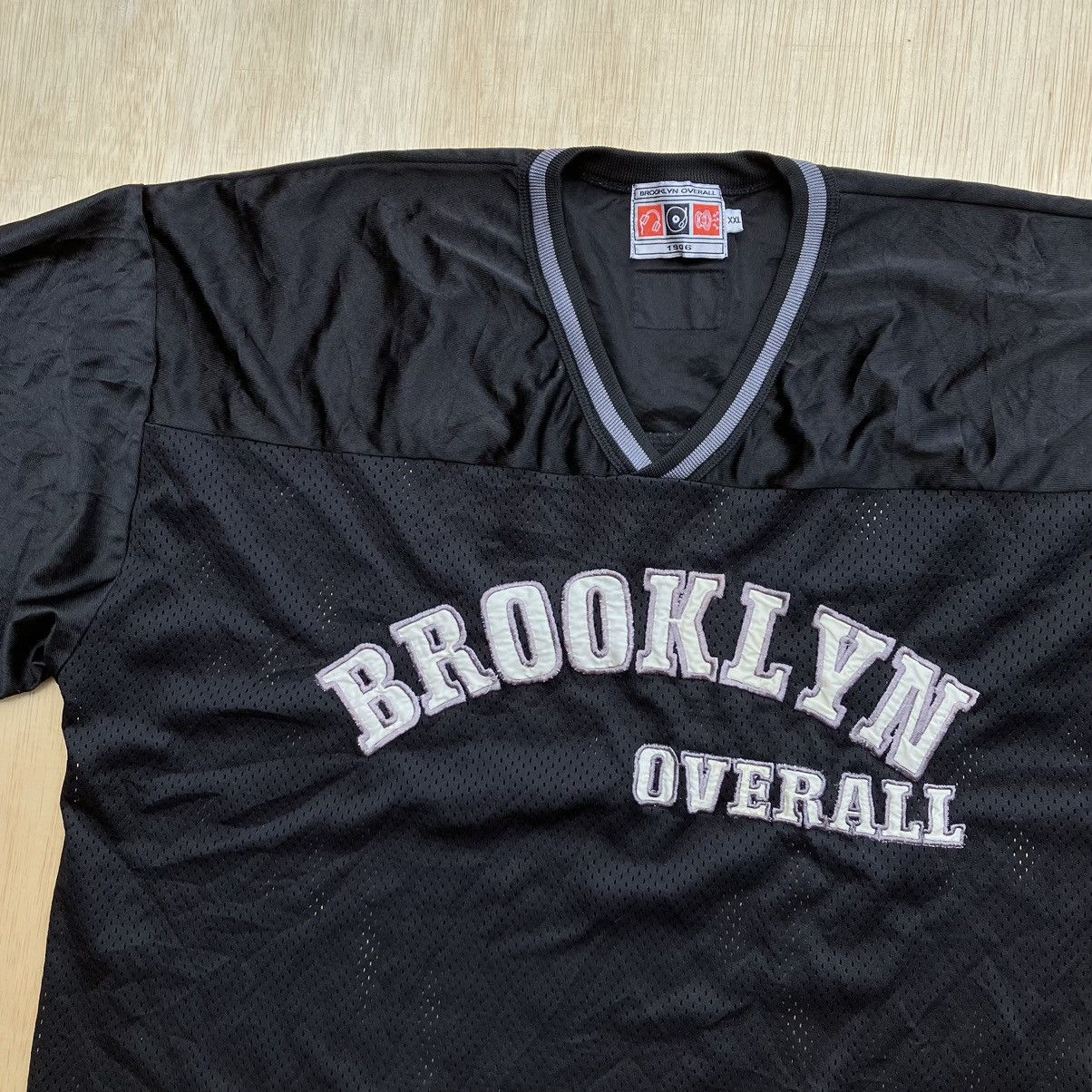 Designer × Vintage BROOKLYN OVERALL HIP HOP JERSEY Size US XXL / EU 58 / 5 - 2 Thumbnail