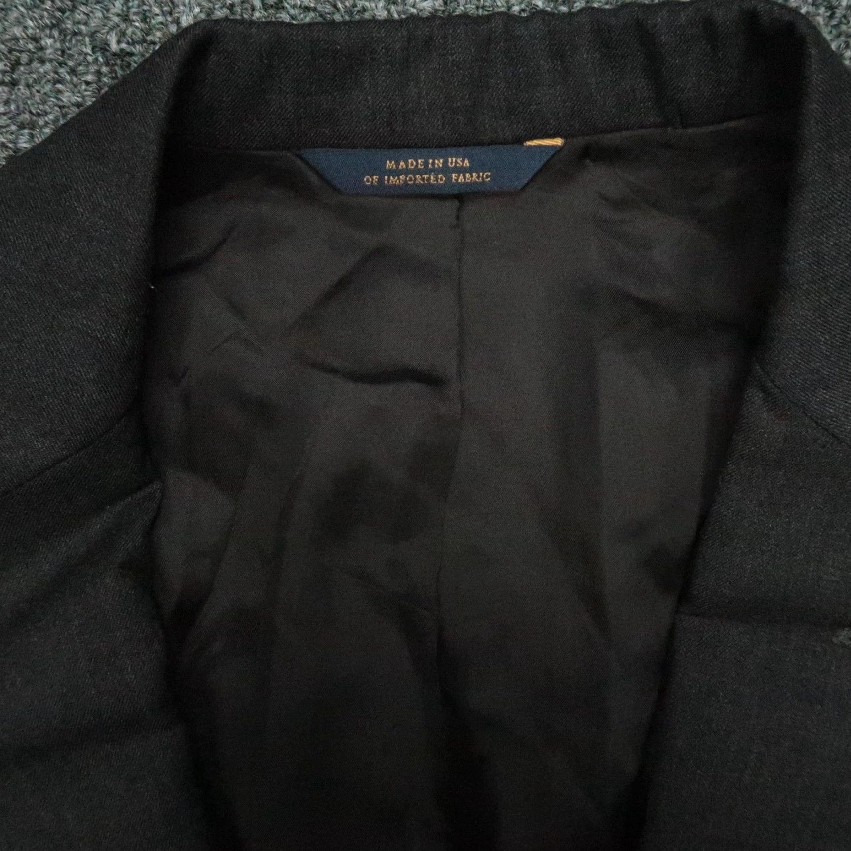 Brooks Brothers VINTAGE Brooks Brothers Mens Blazer 46R Gray Wool 2 Piece Business Formal Wedding Athletic Fit Size 46R - 2 Thumbnail