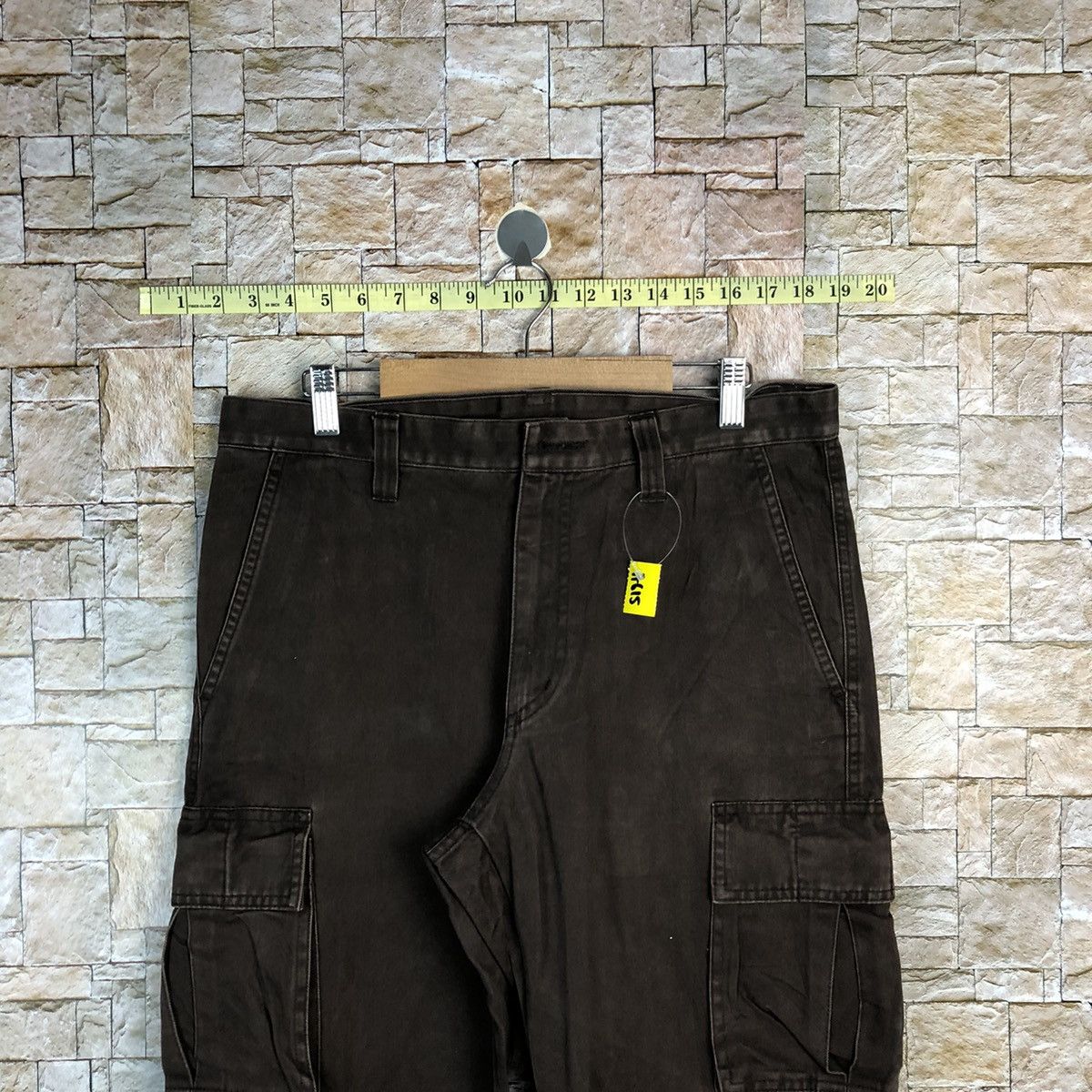 Japanese Brand Uniqlo Dark Brown Cargo Multipocket Pants #A615 Size US 32 / EU 48 - 4 Thumbnail