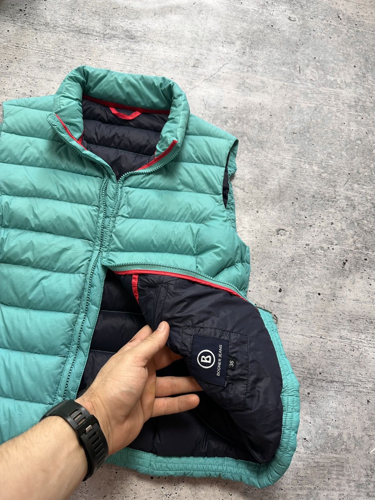 Bogner Bogner Jeans Packable Down Puffer Mountain Casual Vest Y2K Size XS / US 0-2 / IT 36-38 - 3 Thumbnail