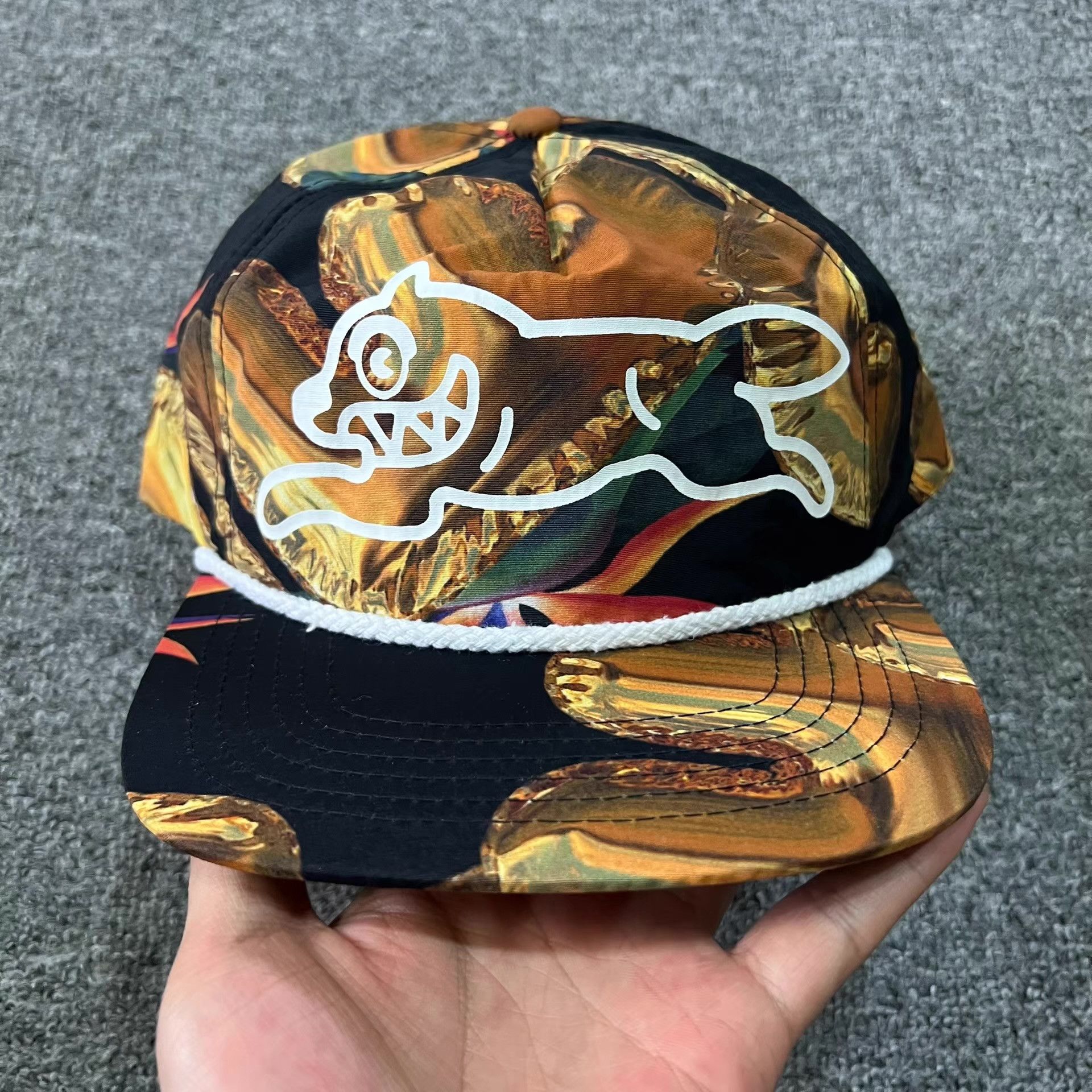 Billionaire Boys Club BBC ICECREAM Flying Dog Flat Brim Baseball Cap & Sun Hat Q7 Size ONE SIZE - 1 Thumbnail