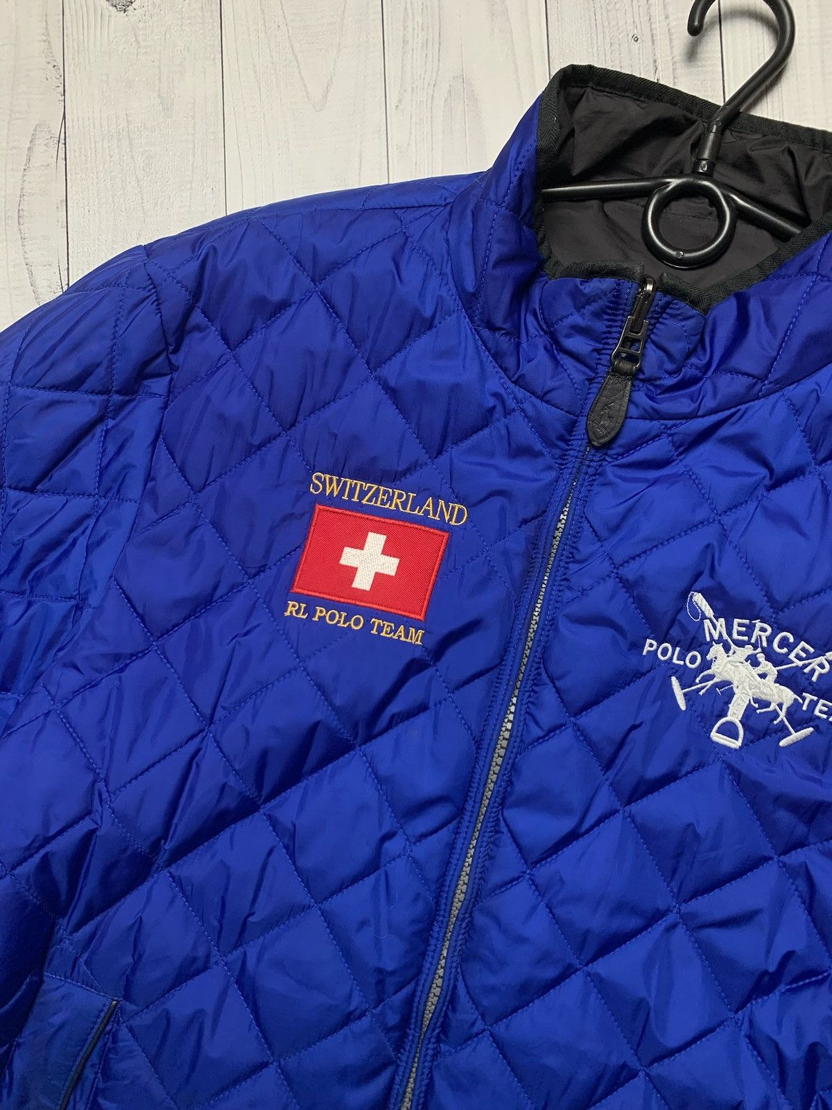 Vintage Vintage Polo Ralph Lauren Switzerland reversible jacket L Size US L / EU 52-54 / 3 - 2 Thumbnail