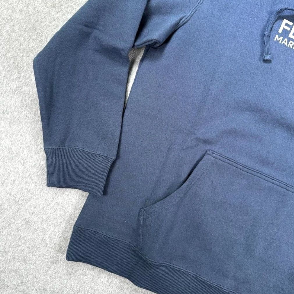 Vintage Florence Marine X Explorer Hoodie Mens Medium Slate Blue Organic Cotton Surf Outdoors Hoodie Size US M / EU 48-50 / 2 - 4 Thumbnail