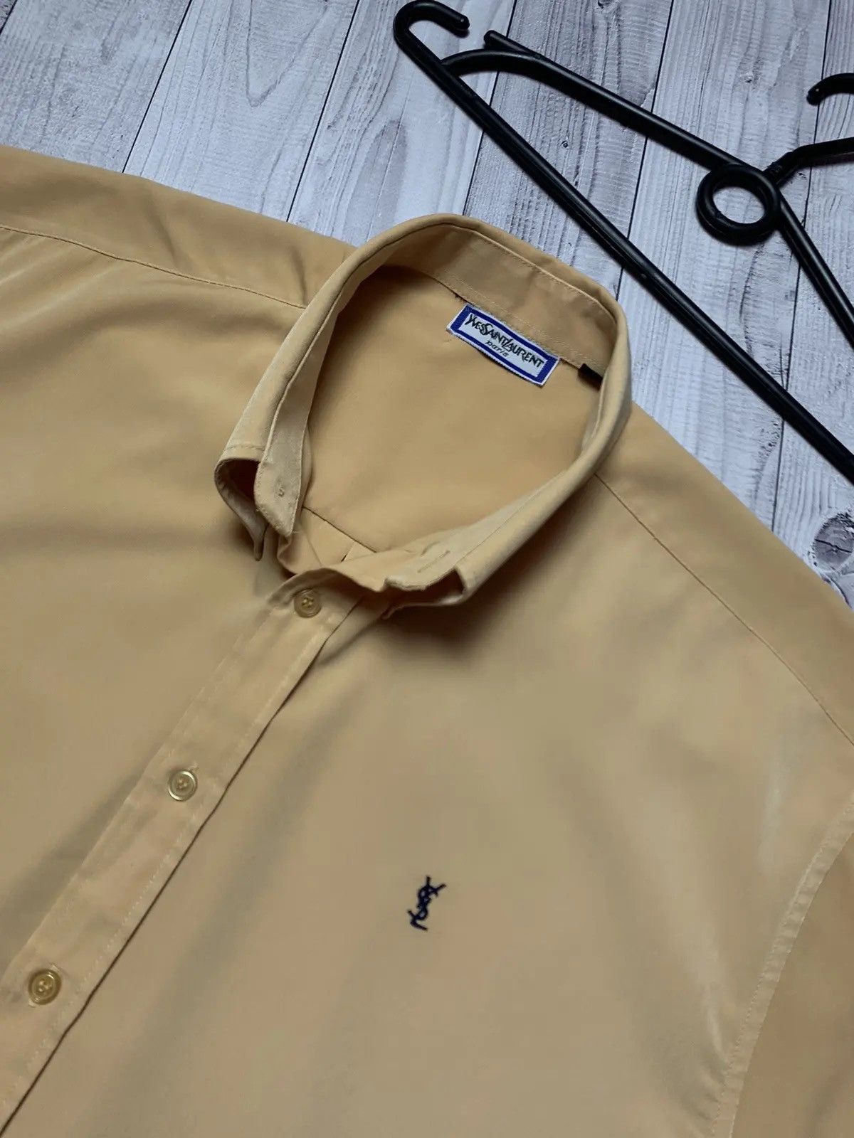 Yves Saint Laurent Vintage luxury shirt Yves Saint Laurent size L rare YSL logo Size US L / EU 52-54 / 3 - 2 Thumbnail