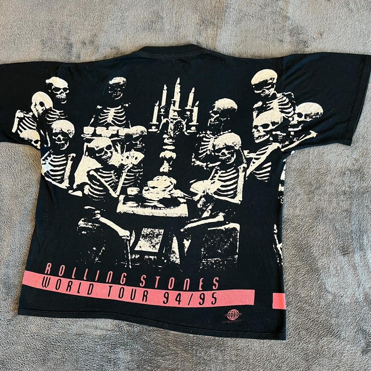 The Rolling Stones 1994 Rolling Stones voodoo lounge world tour men's vintage Size US XL / EU 56 / 4 - 6 Thumbnail